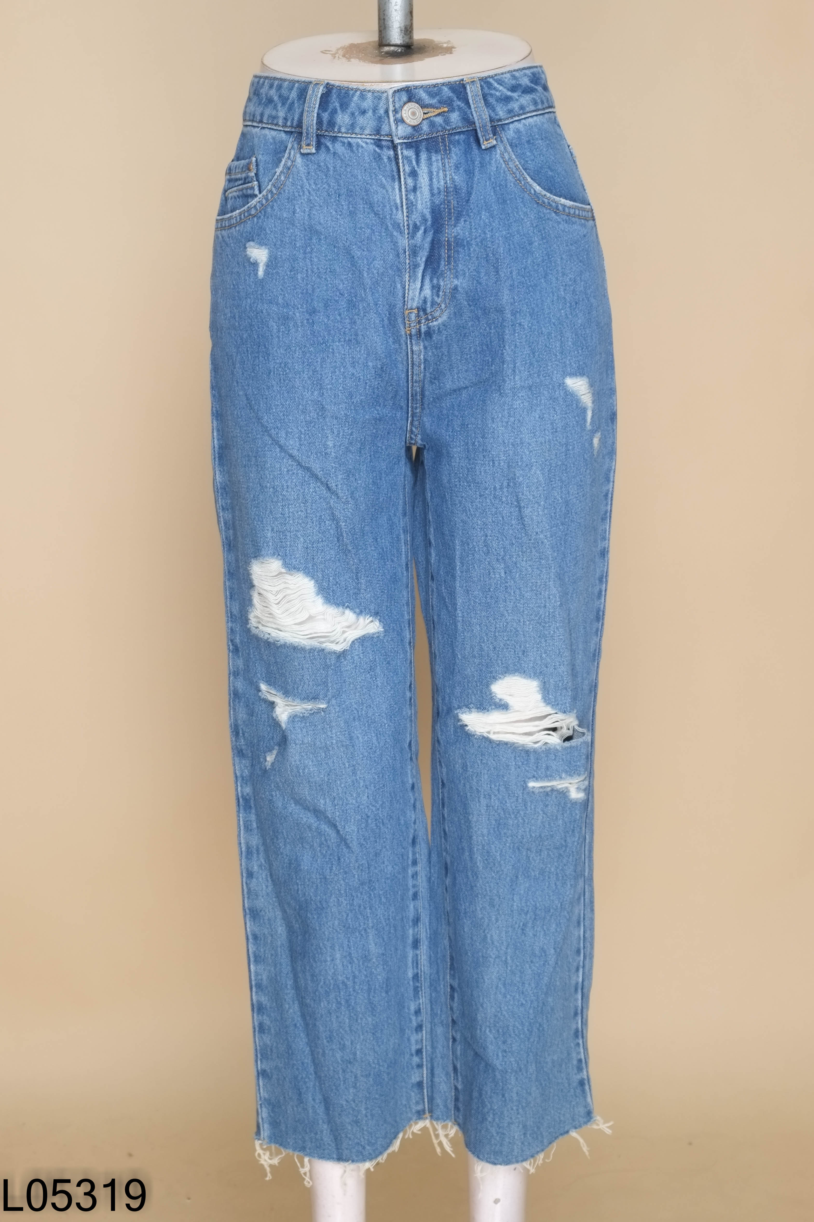 Quần jean VERO MODA xanh nhạt