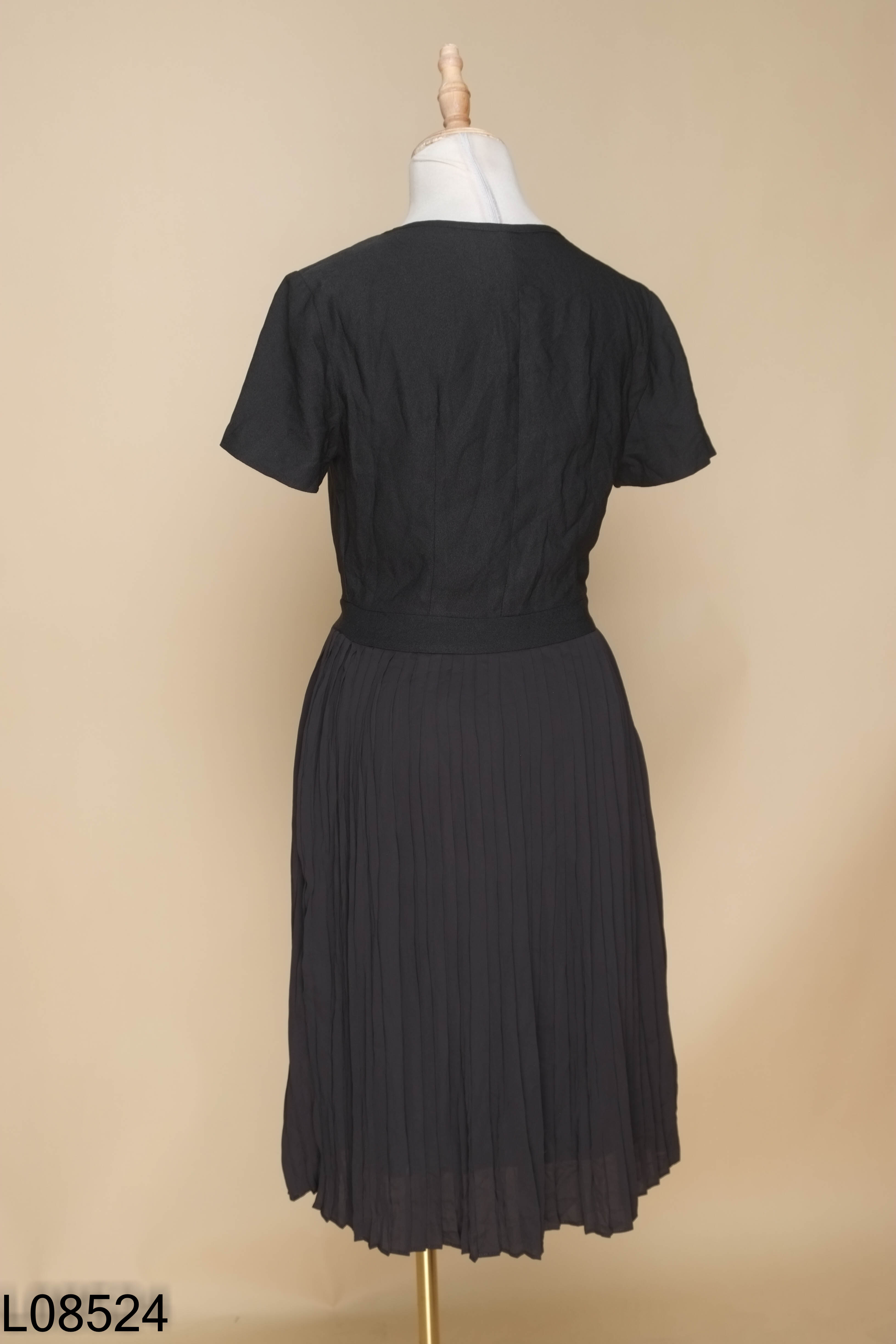 Váy đen J.CREW xếp li