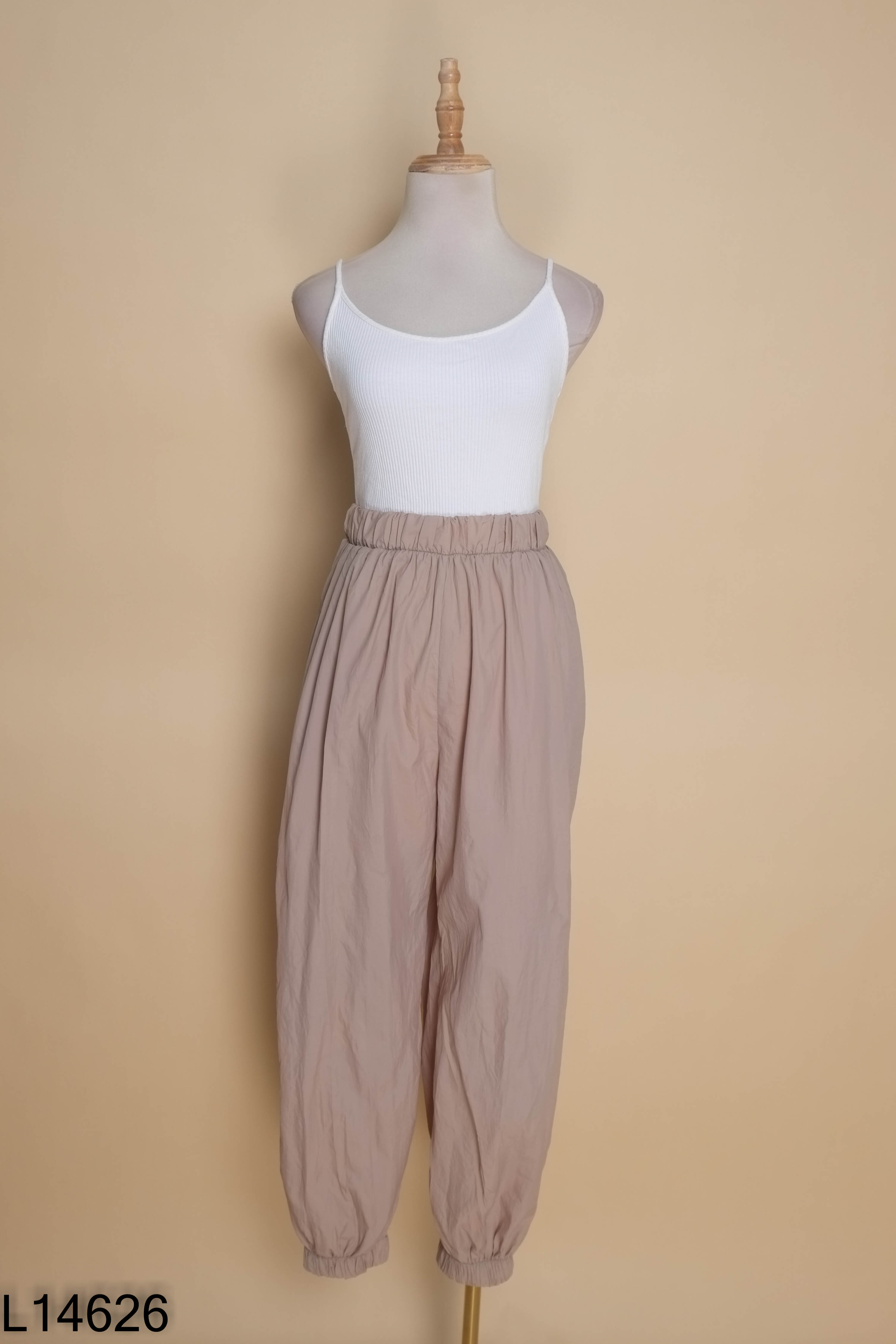 Jumpsuits ZARA (cắt tag) trắng phối xanh rêu
