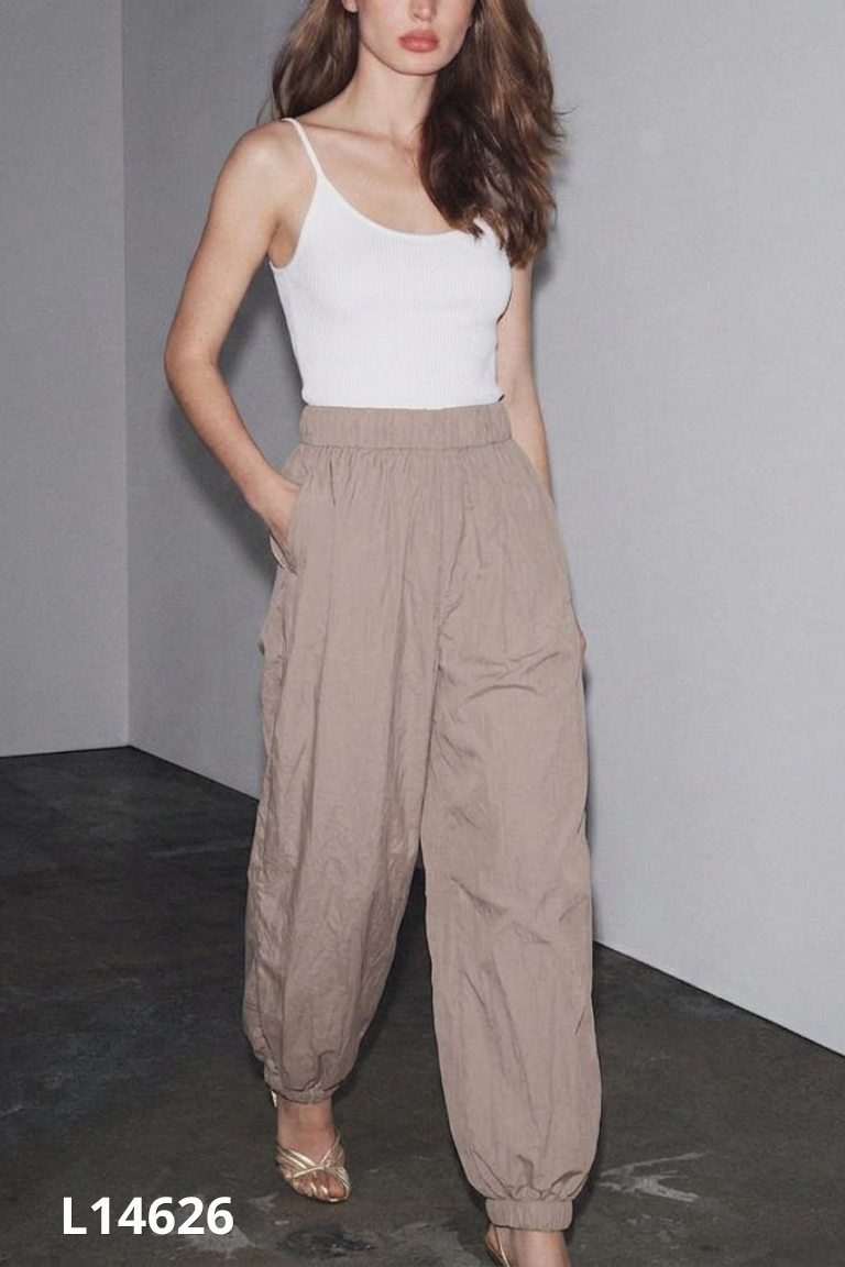 Jumpsuits ZARA (cắt tag) trắng phối xanh rêu