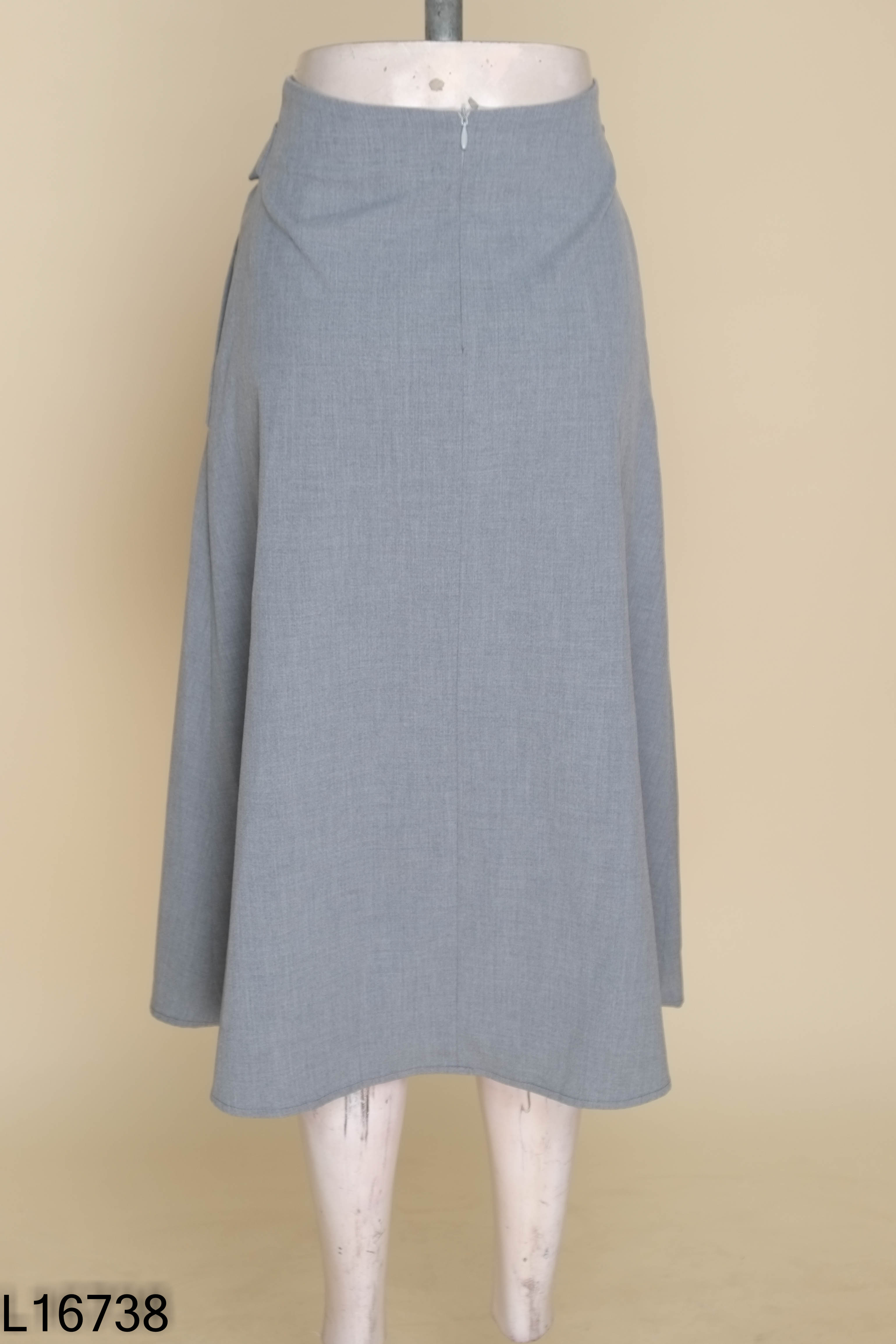 Chân váy ADORE DRESS xám trơn