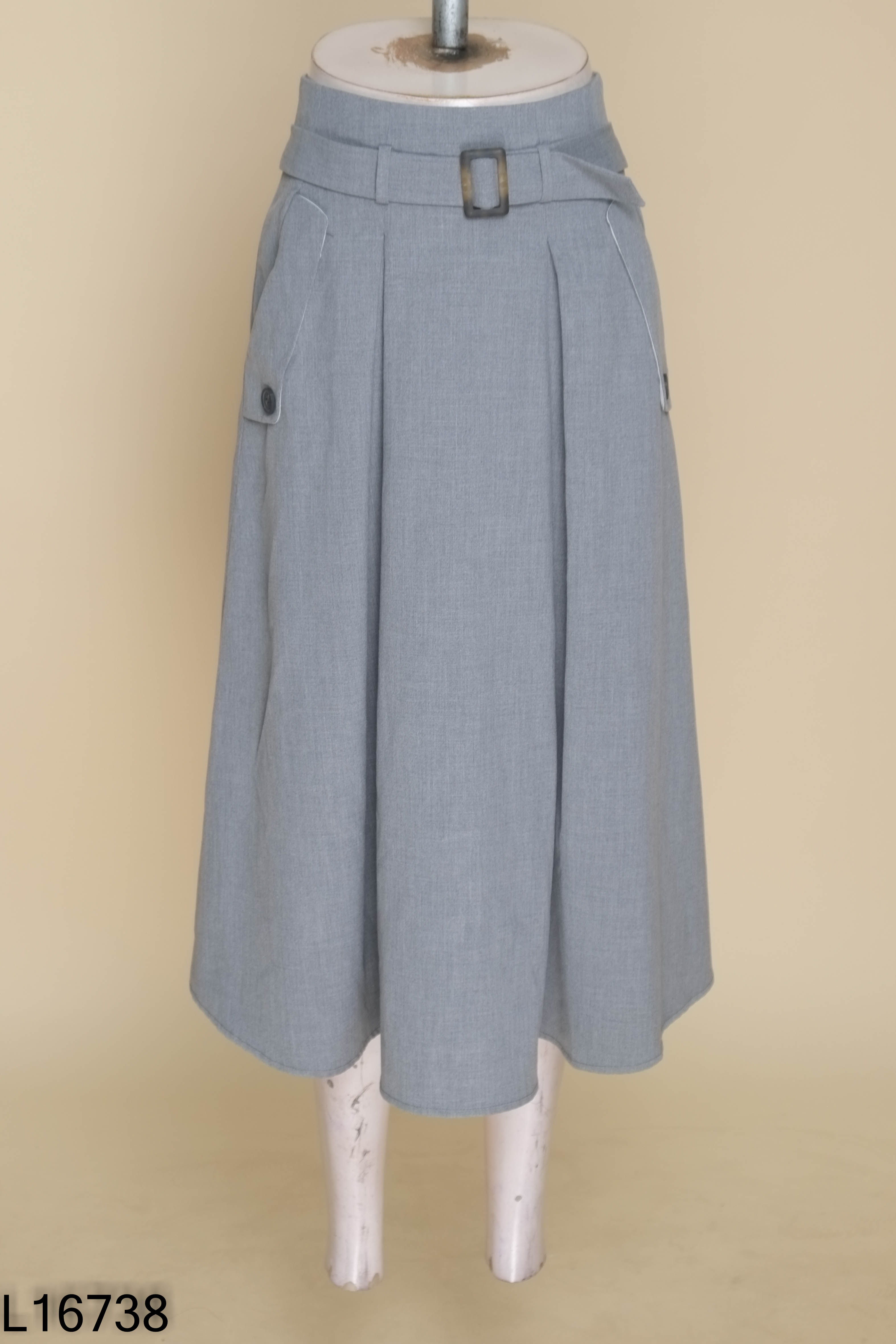 Chân váy ADORE DRESS xám trơn