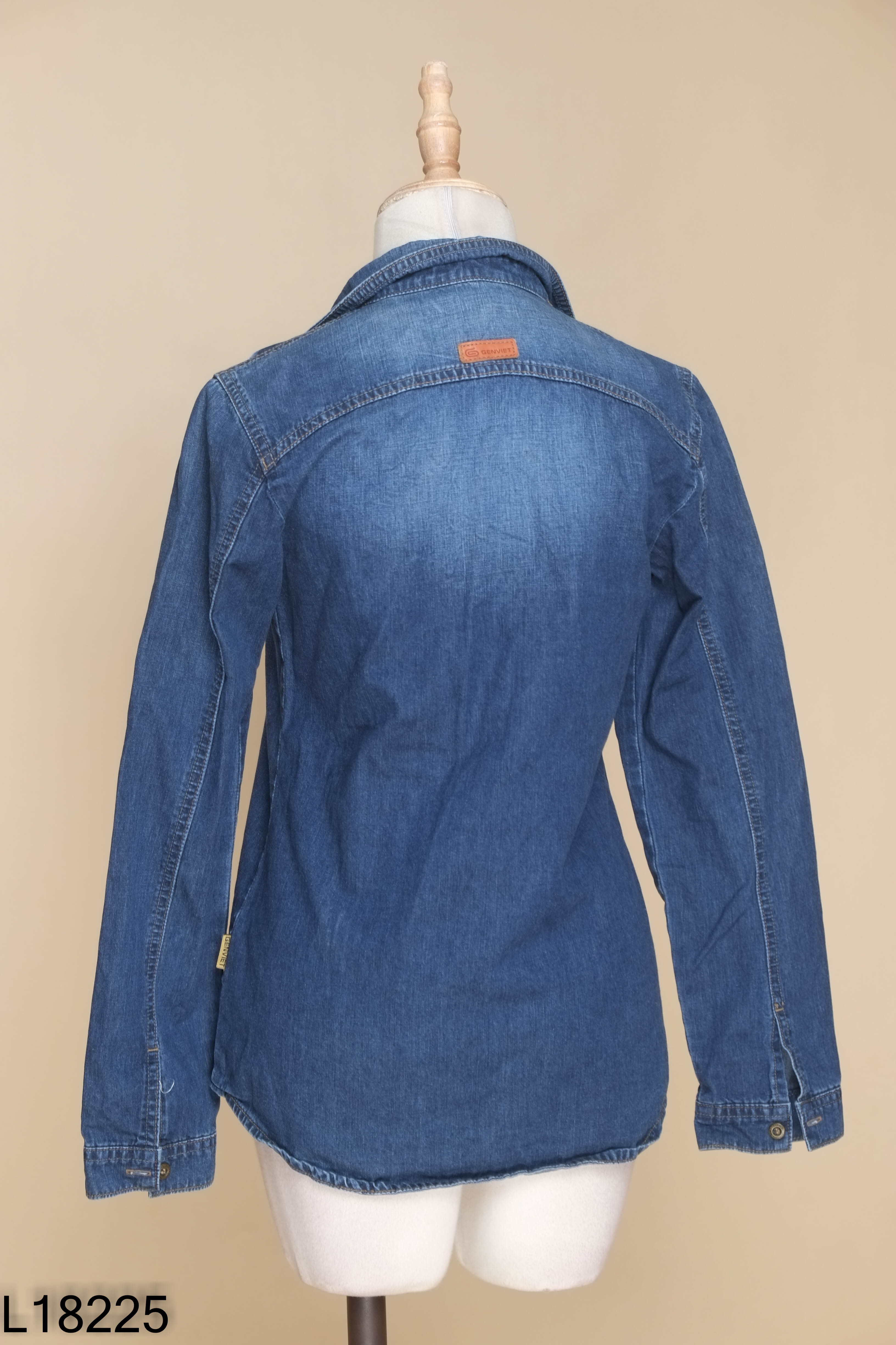 Áo sơ mi GEN VIET jeans xanh