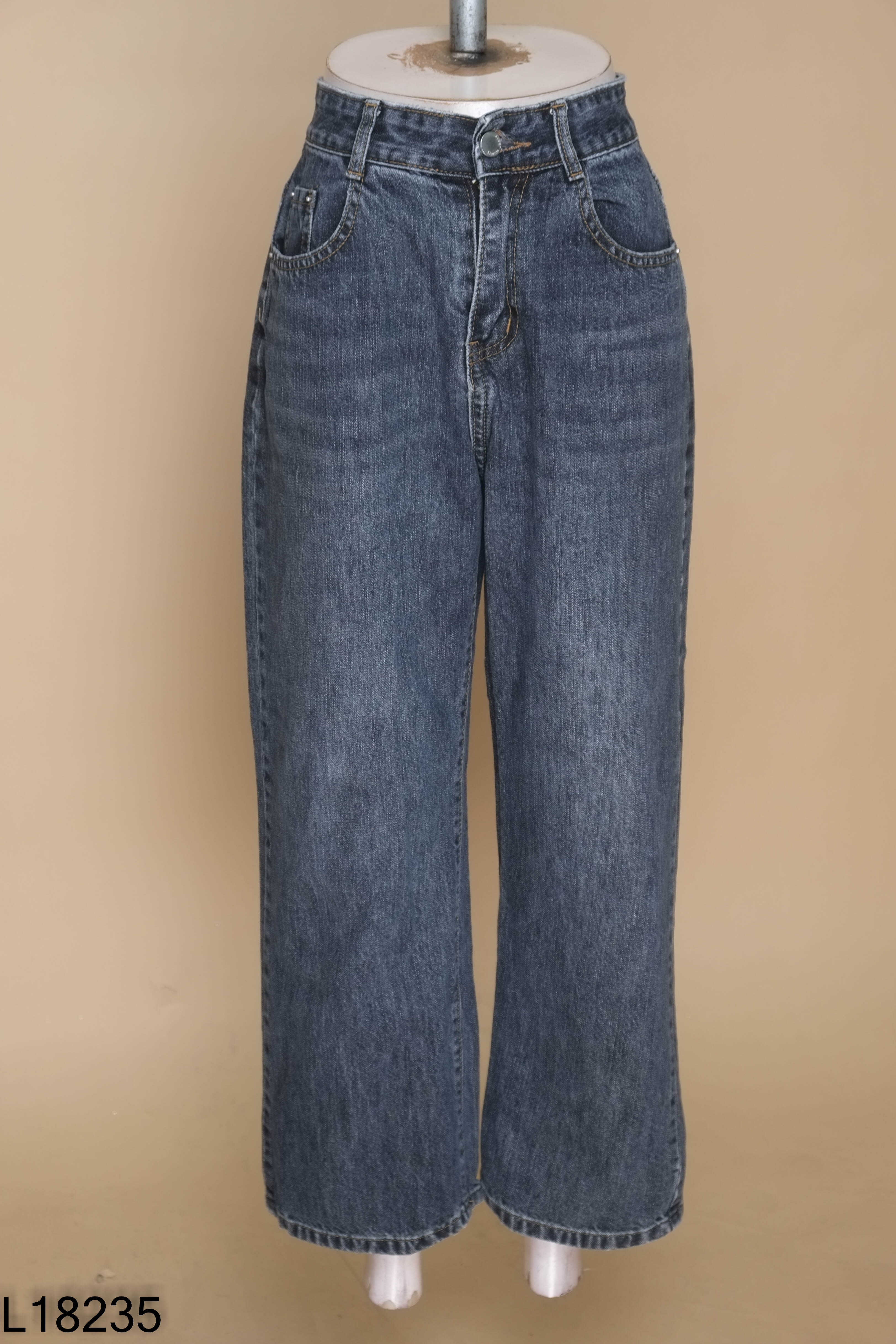Quần jeans xanh MEISY.STU