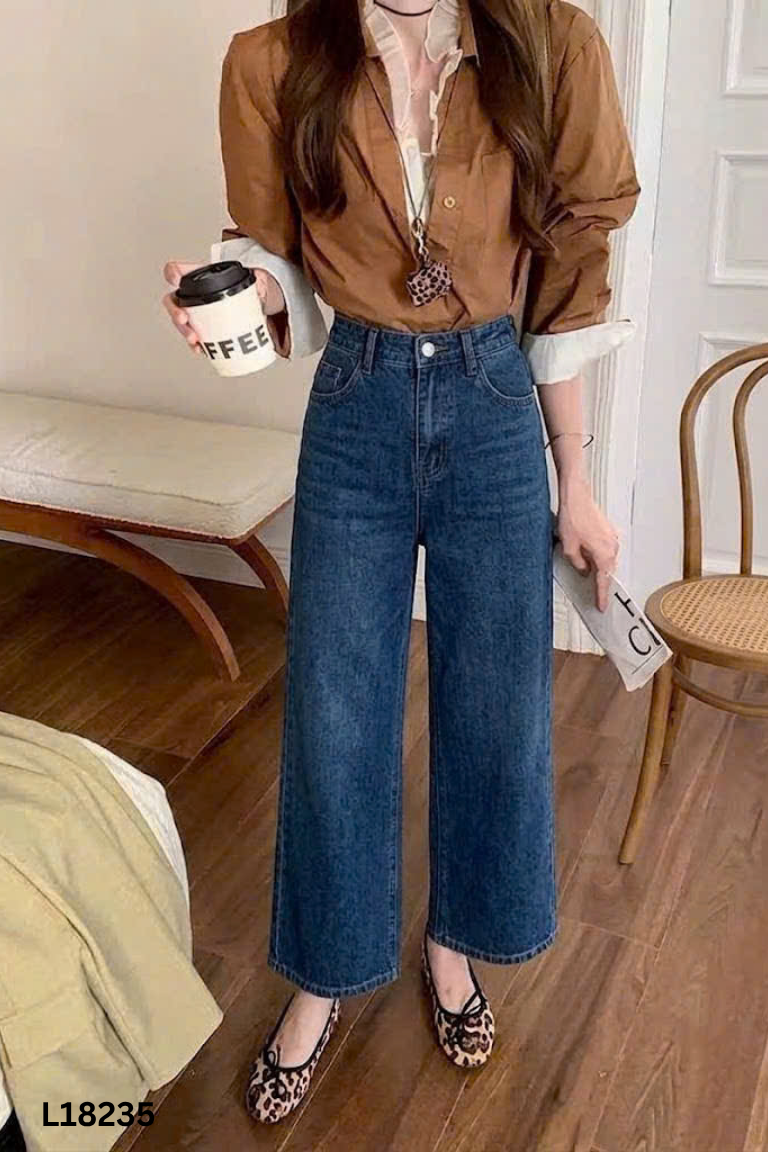 Quần jeans xanh MEISY.STU
