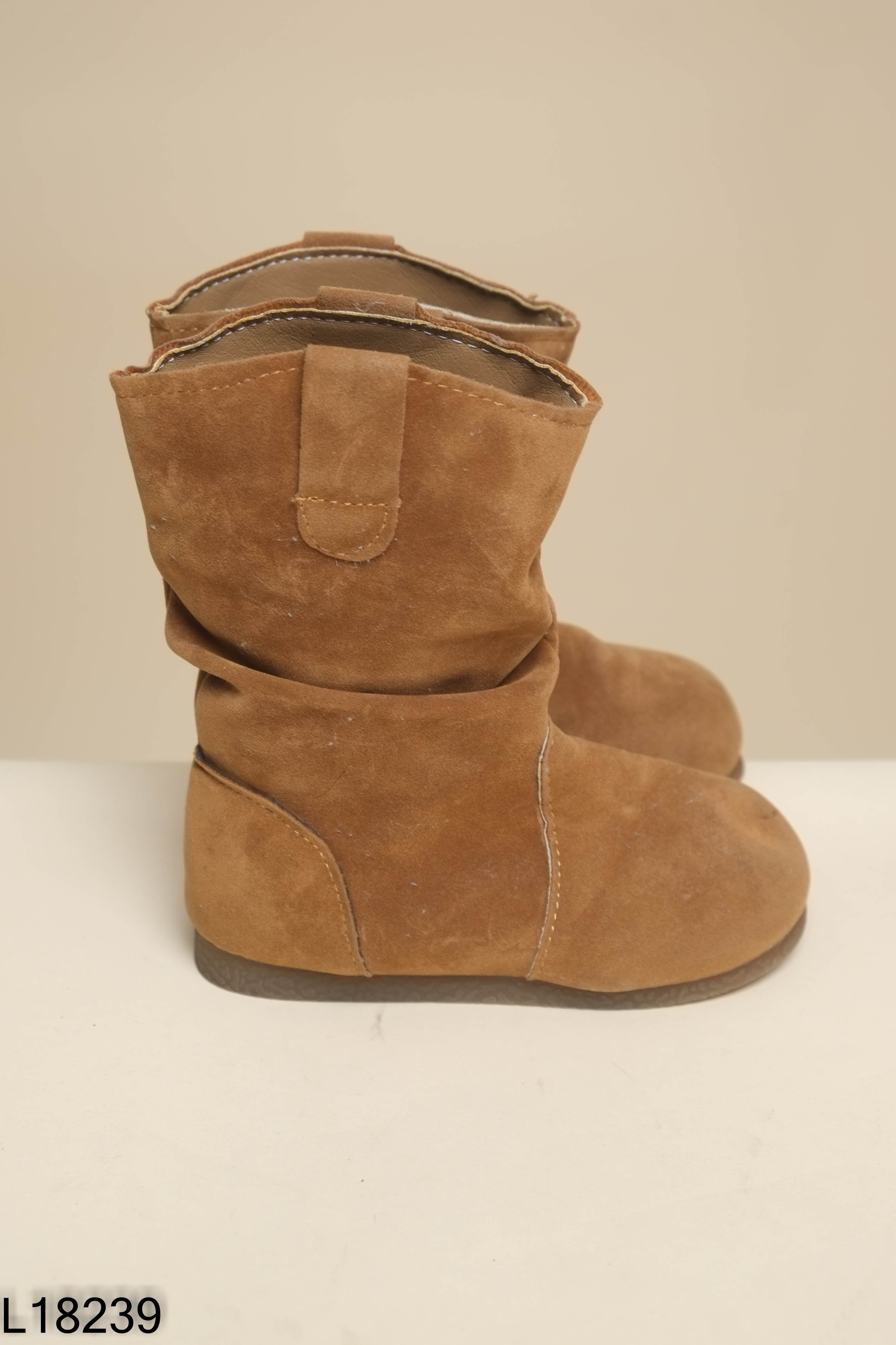 Boots da lộn nâu KIDS