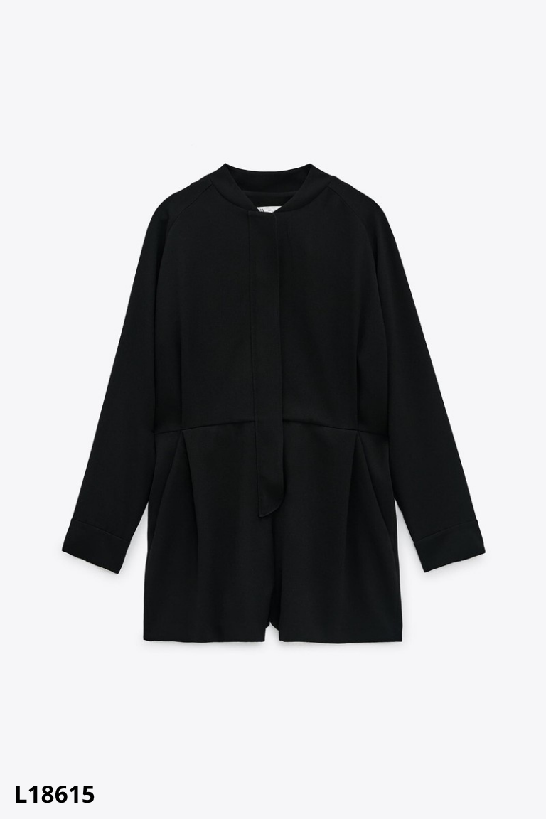 Jumpsuits ZARA đen quần shorts