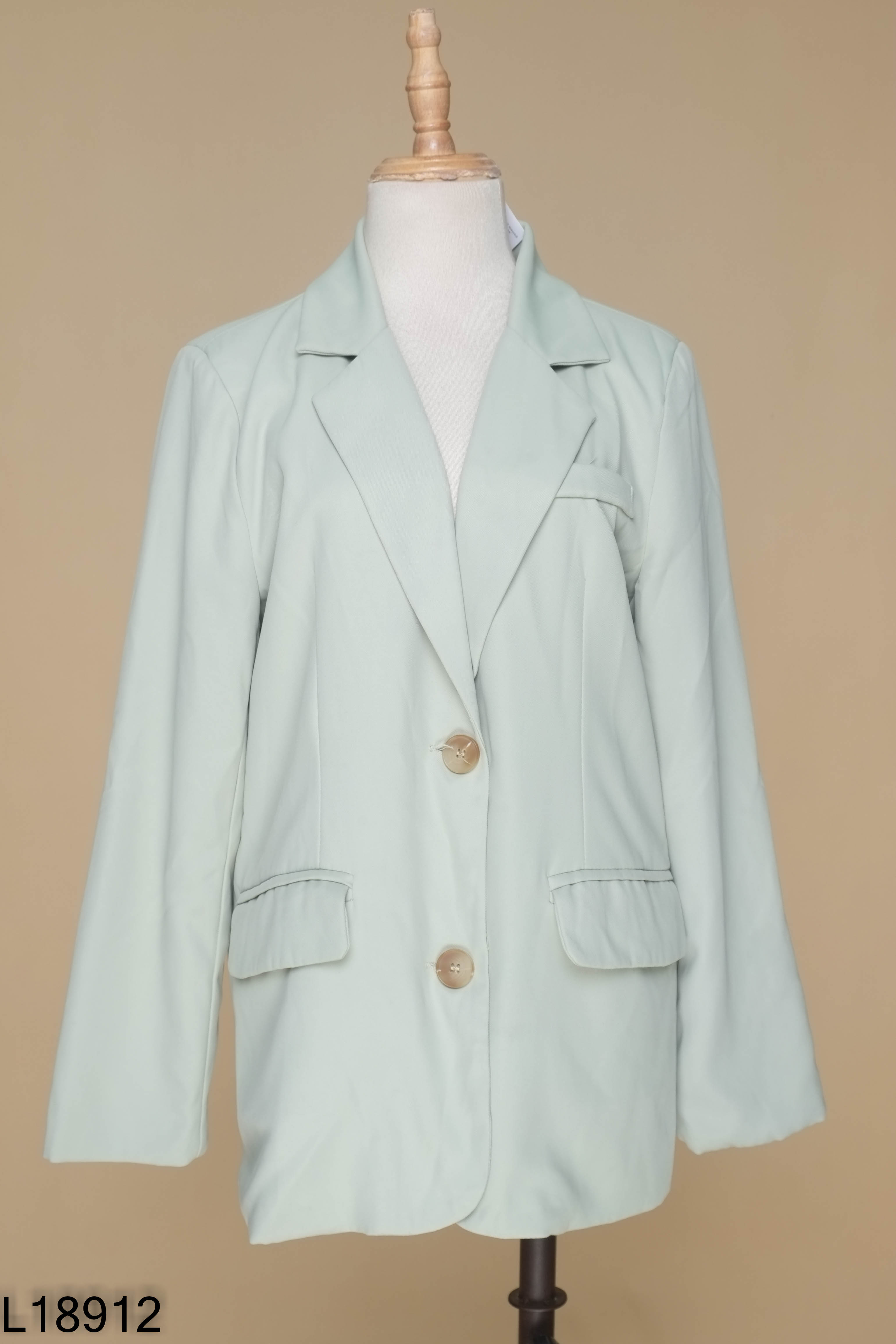 Áo blazers xanh matcha