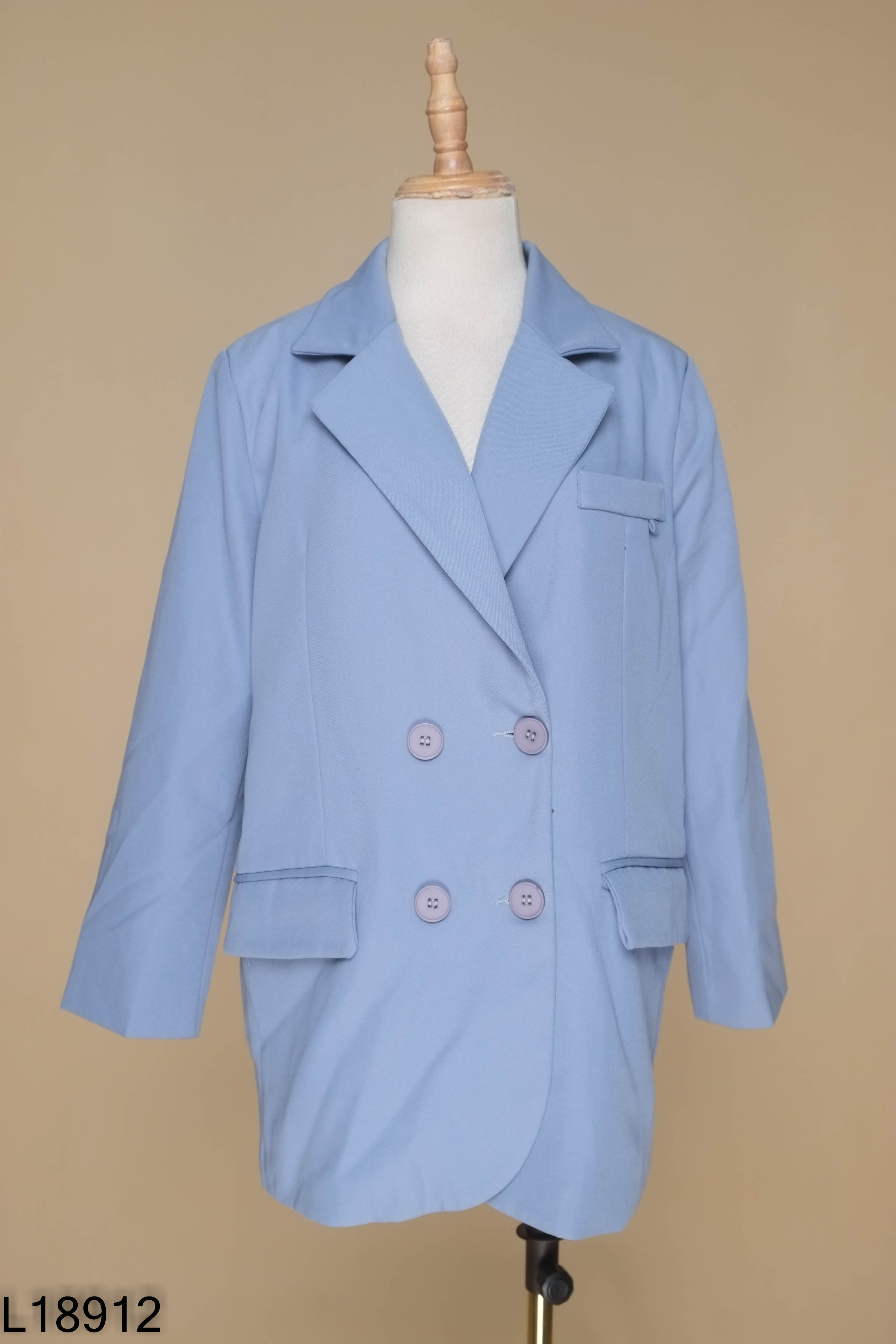 Áo blazers xanh dương