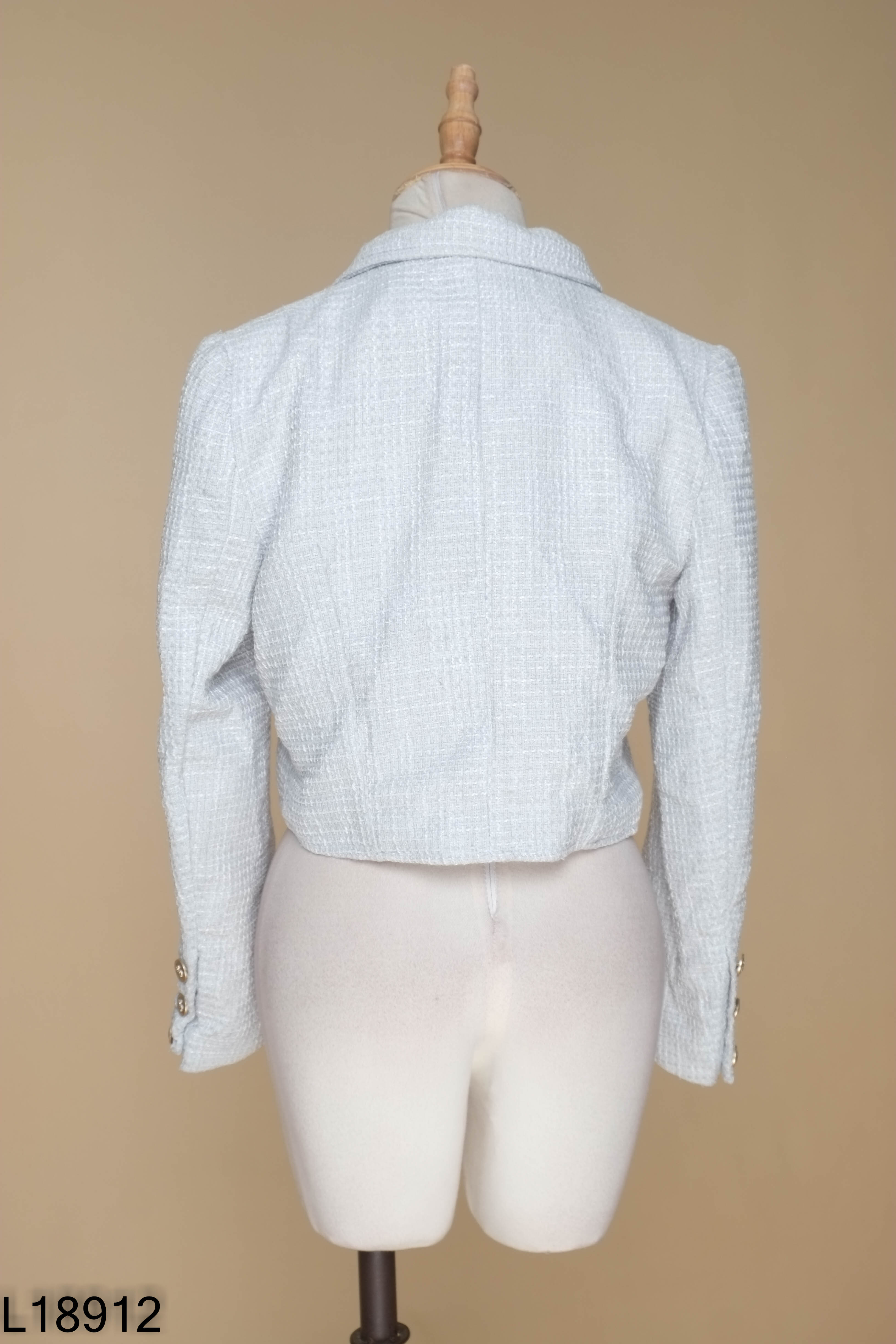Áo MORI CLOTHING dạ tweed xanh