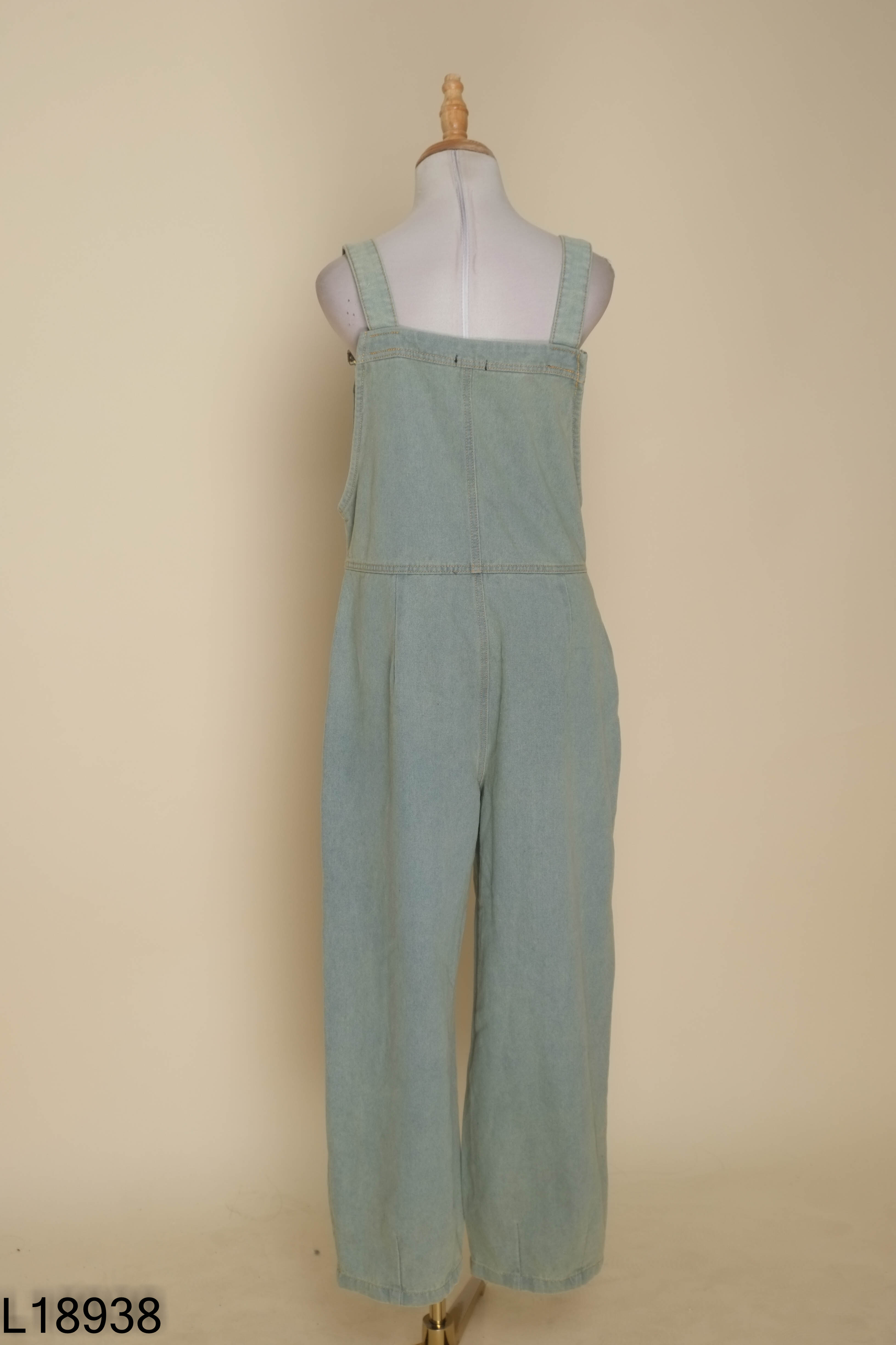 Yếm quần jeans xanh
