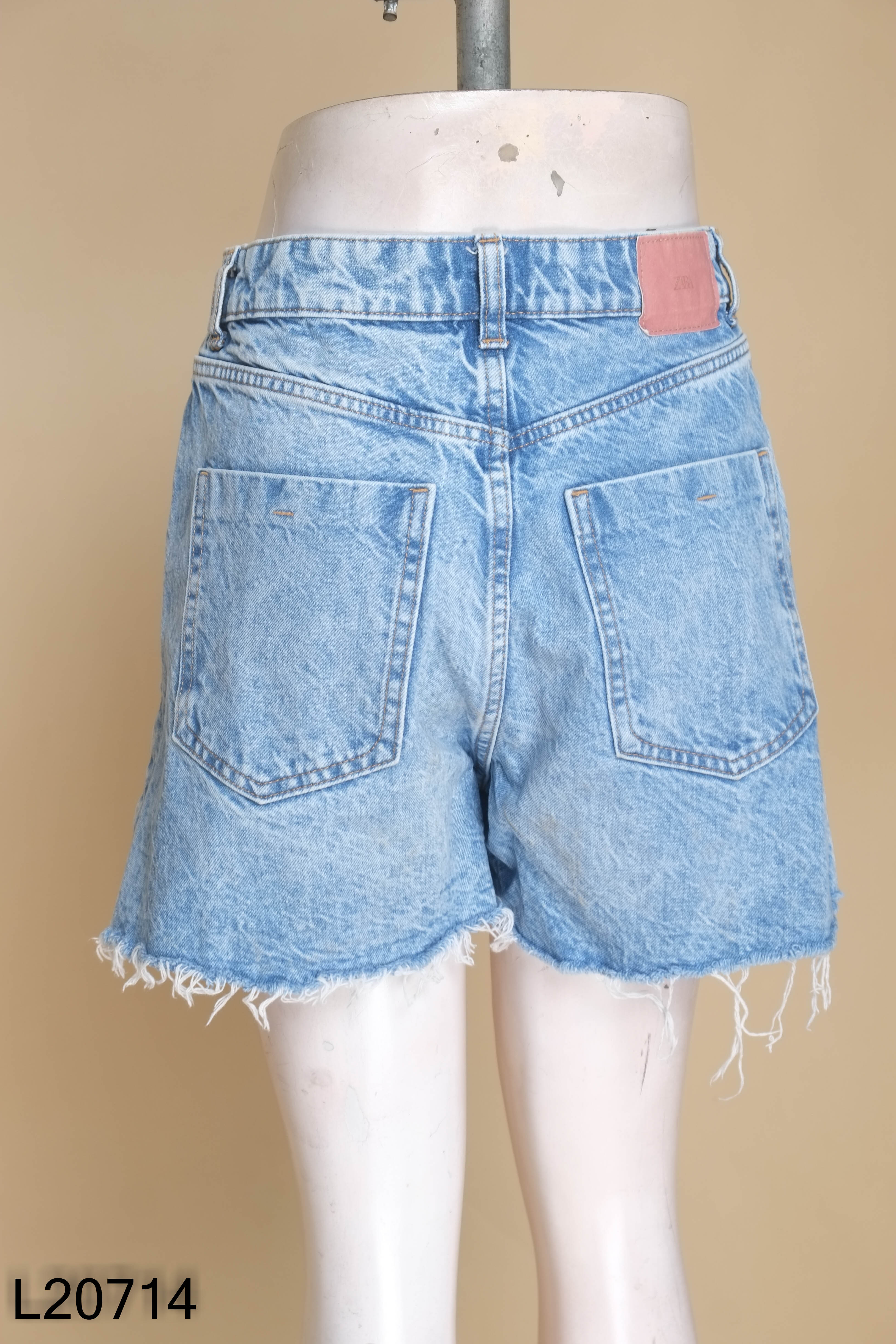 Quần ZARA jeans xanh rách