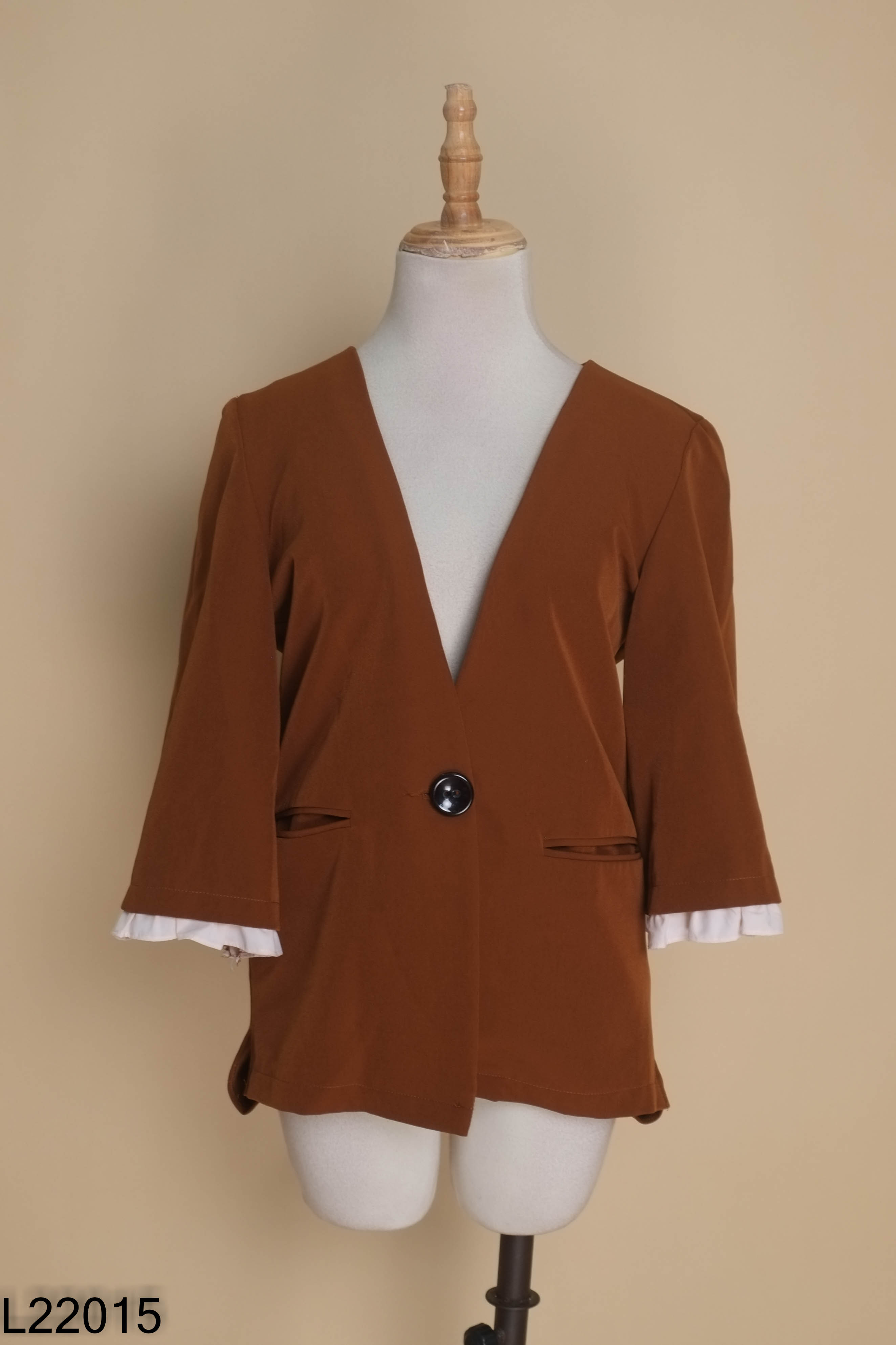 Áo khoác vest CHARME STORE nâu