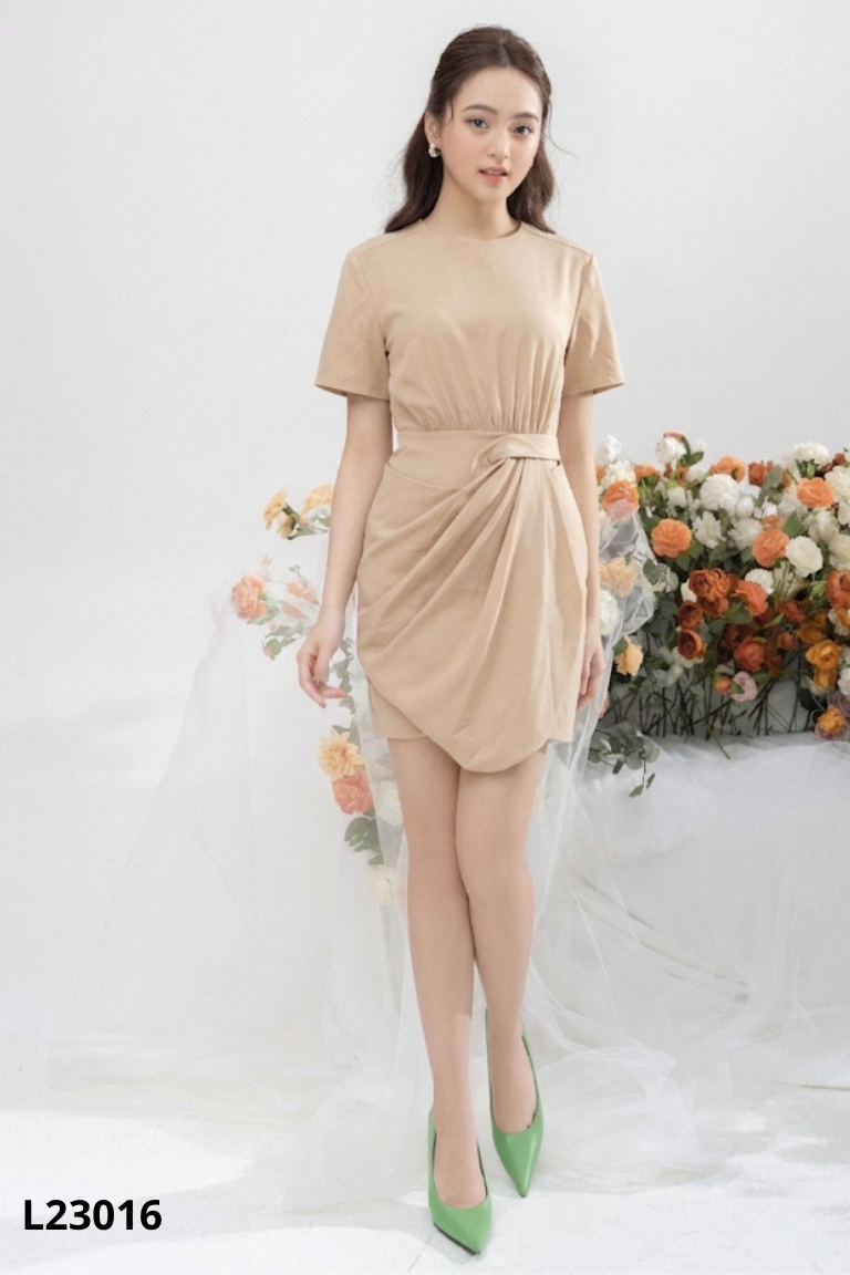 NEWTAG Váy be phối eo C'CHAT