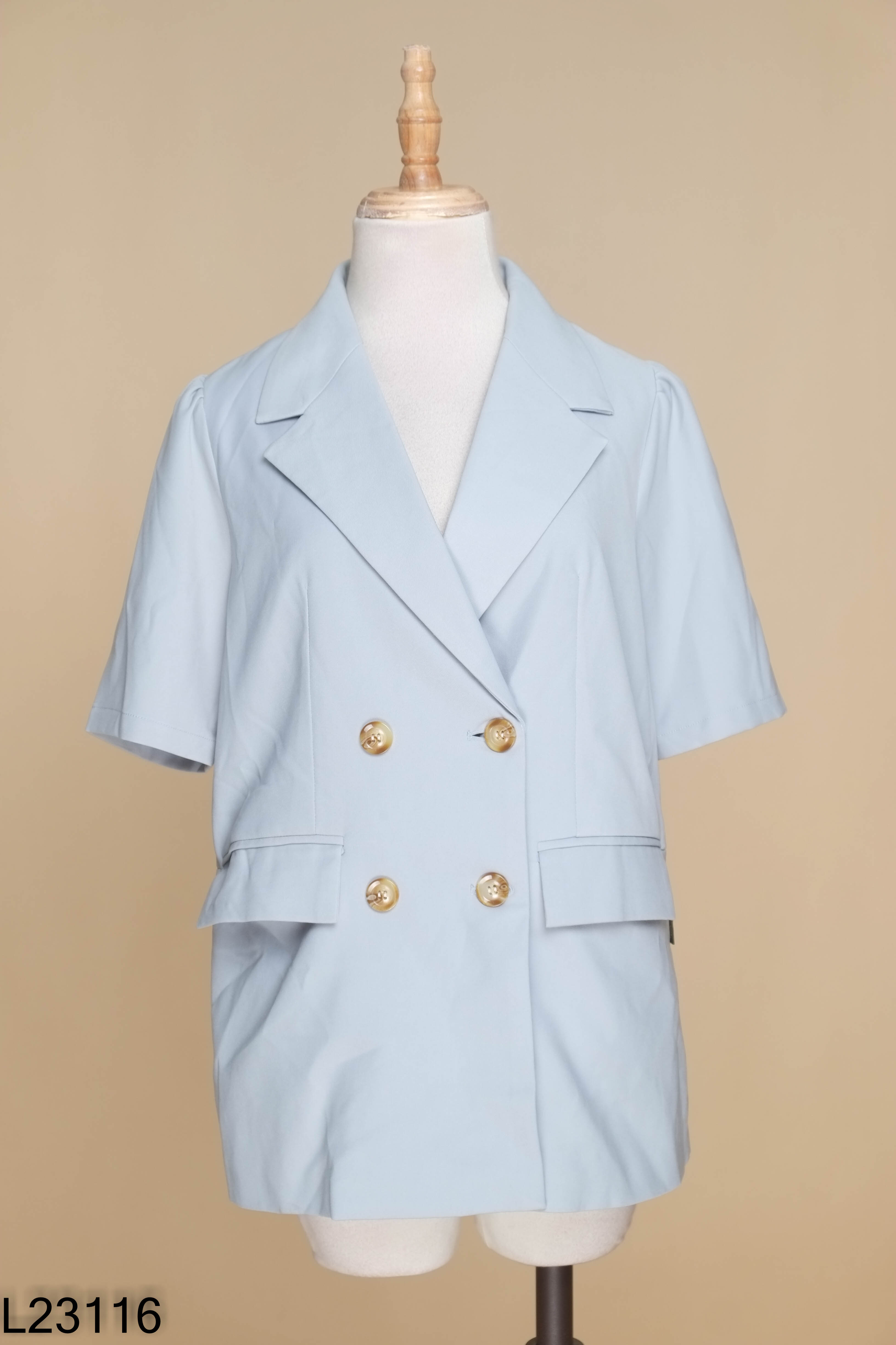 Áo vest DAISY xanh cộc tay
