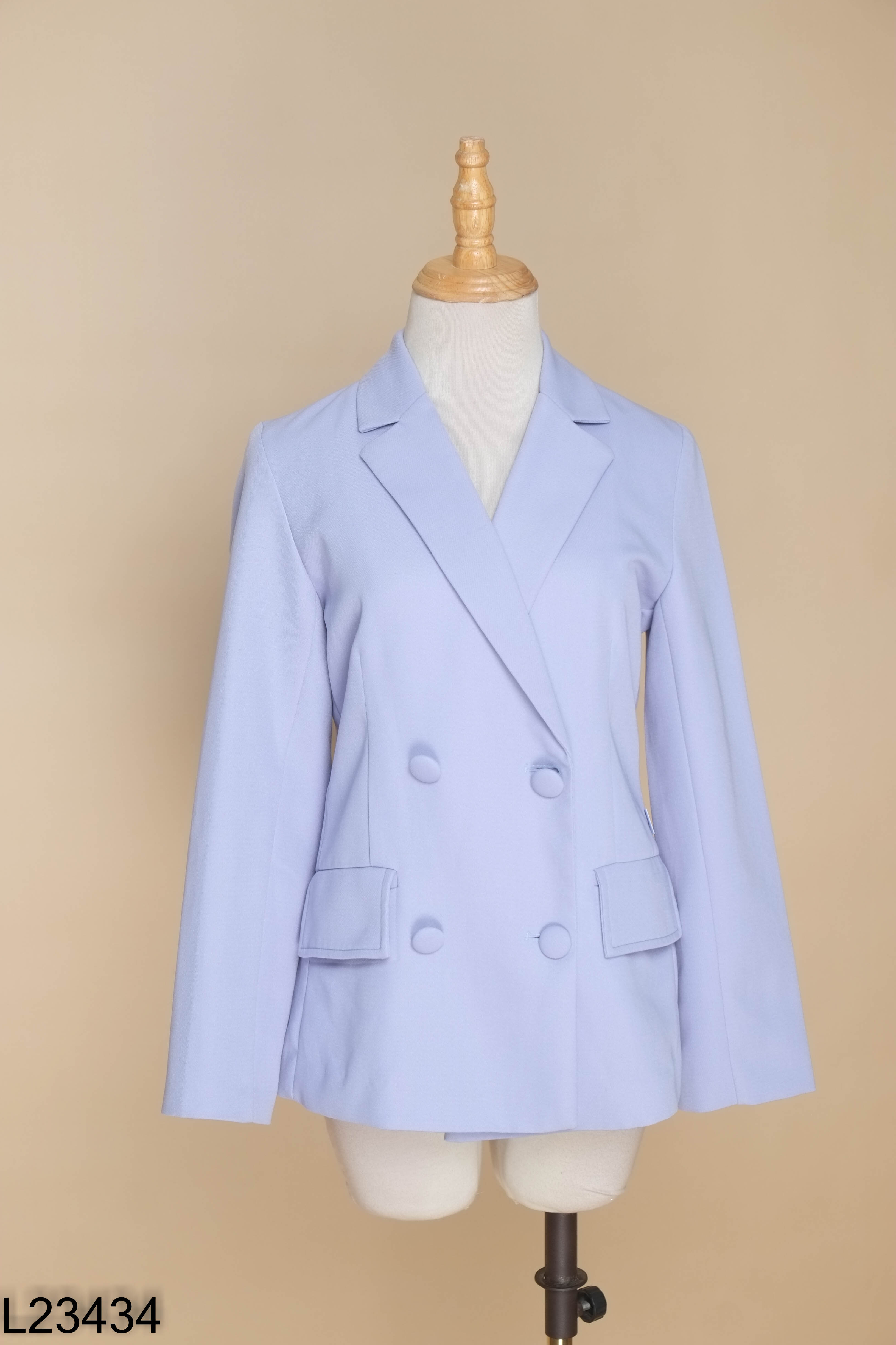 Áo blazer xanh trơn