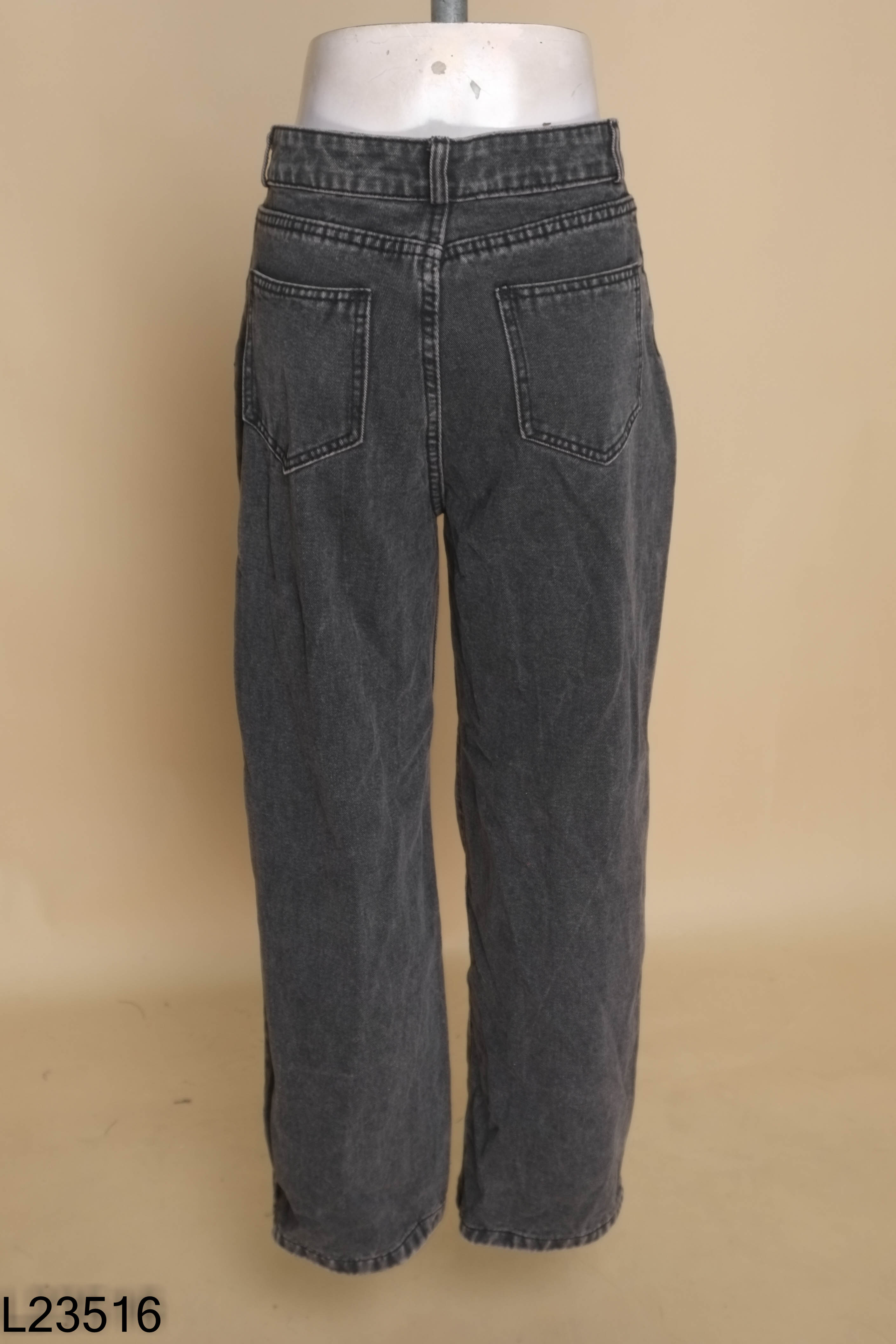 Quần jeans xám trơn