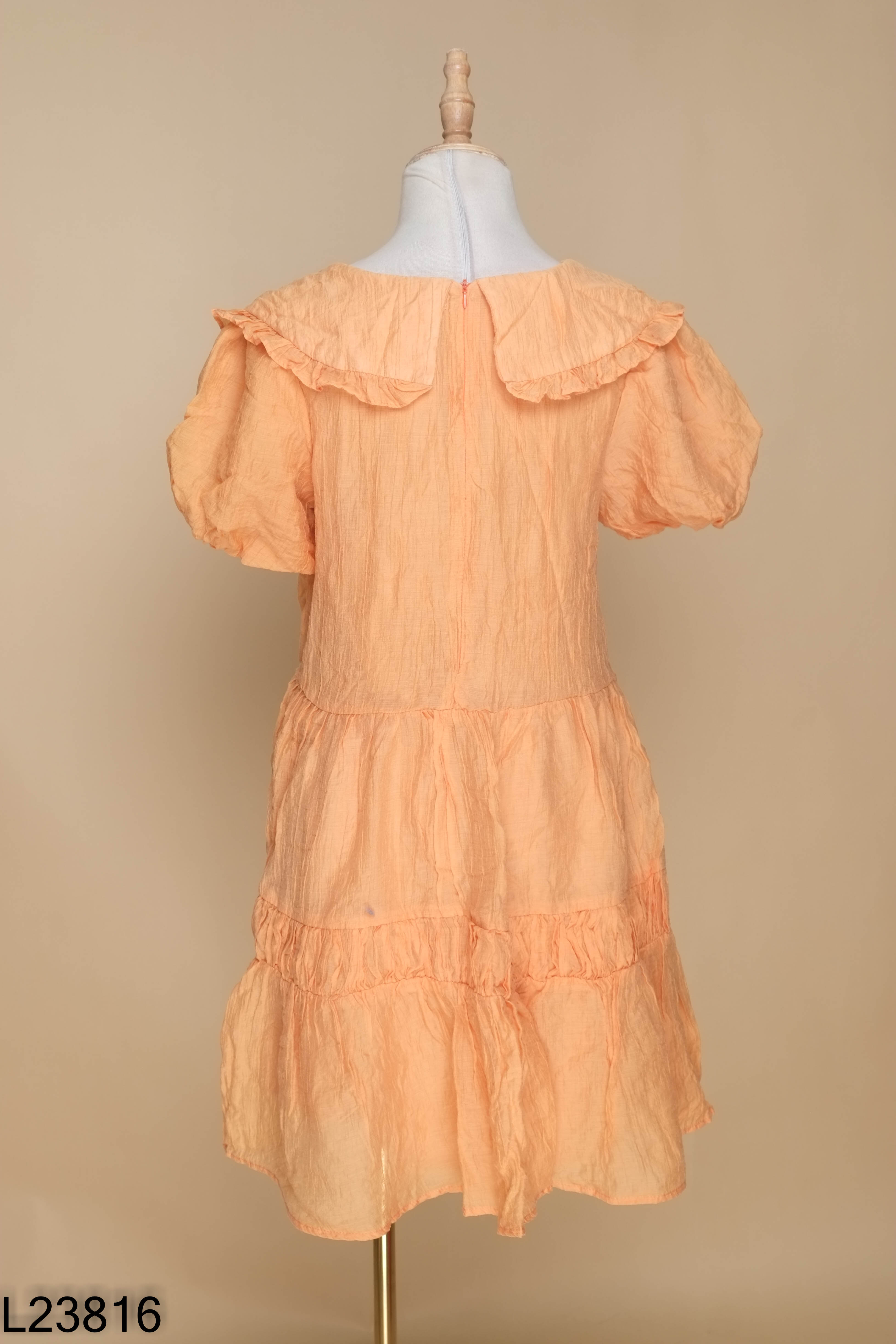 Váy NH CLOTHING cam cổ bèo