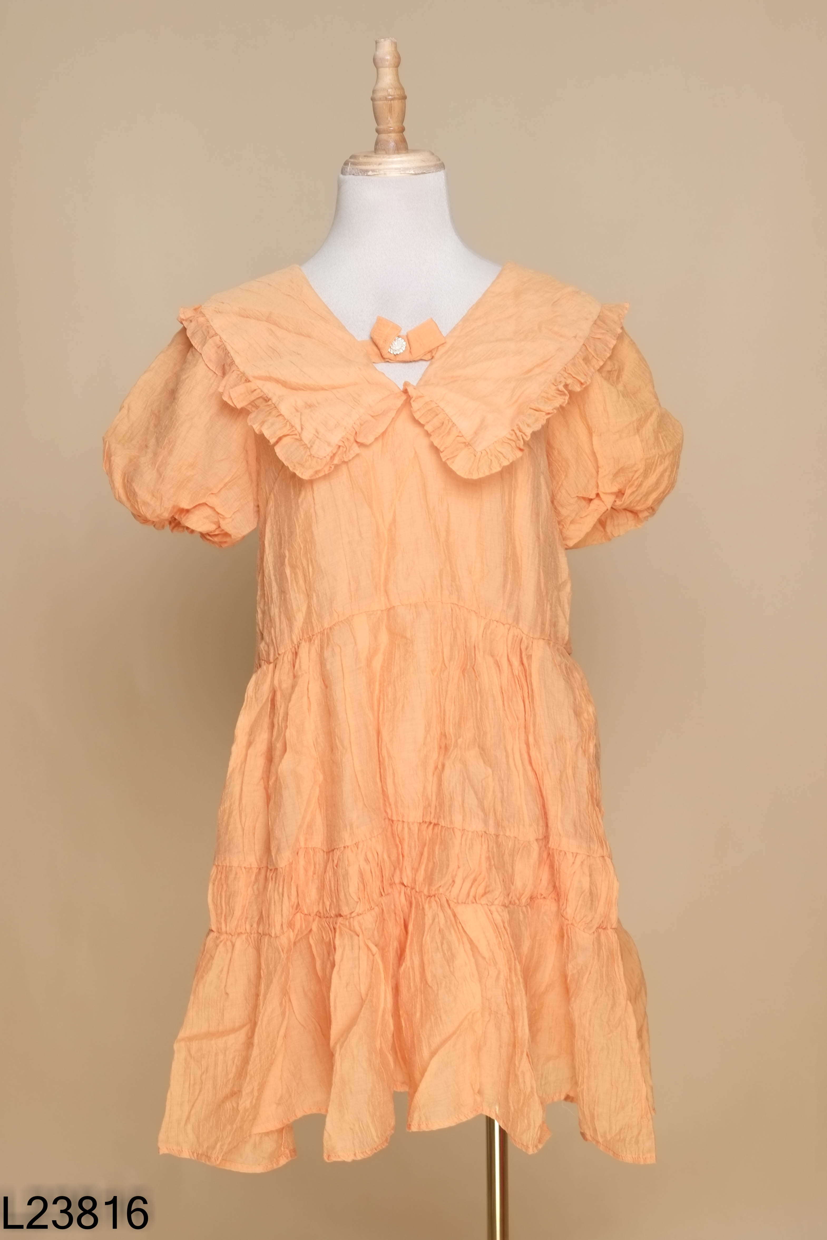 Váy NH CLOTHING cam cổ bèo