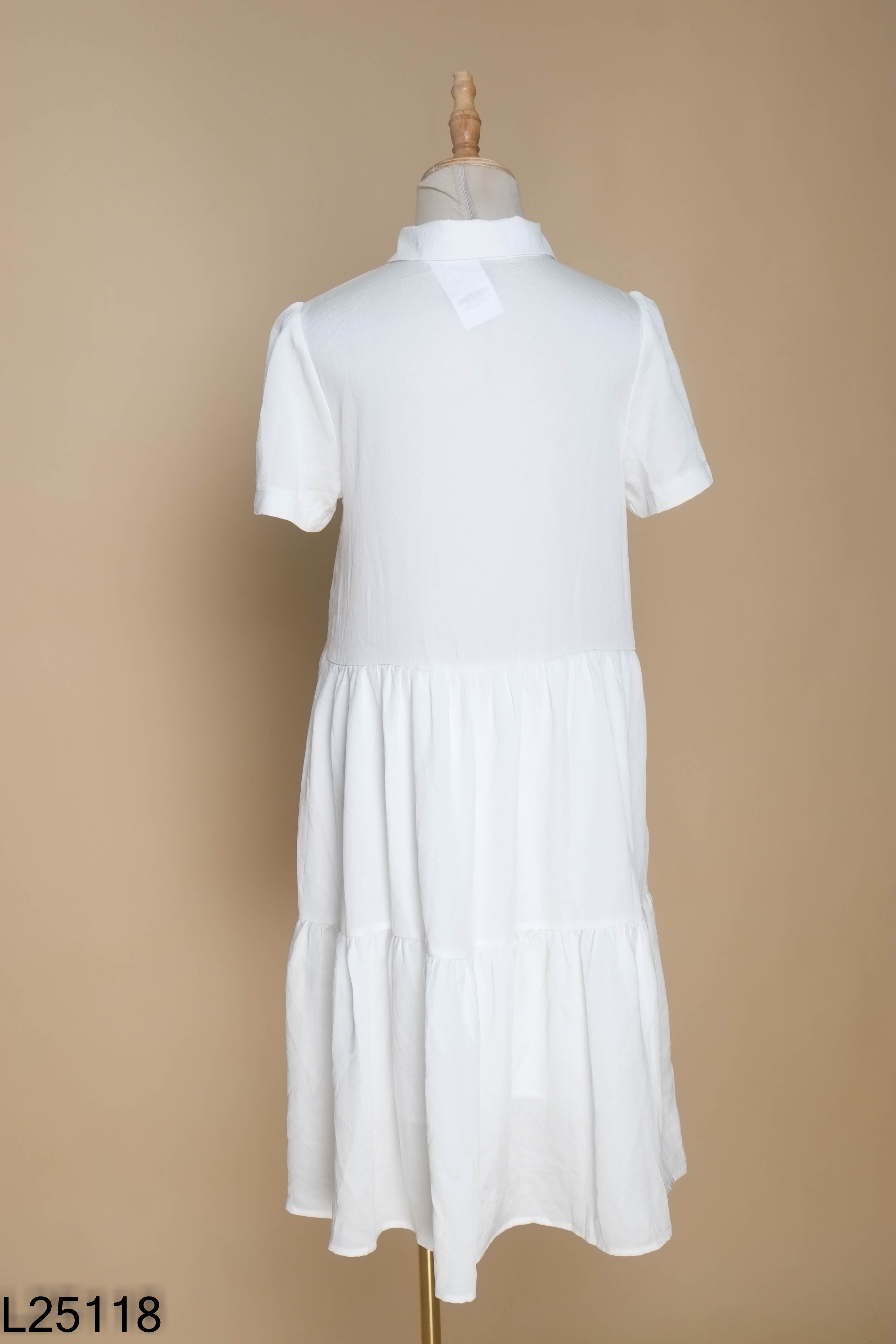 Váy sơ mi trắng TWENTY FIVE babydoll