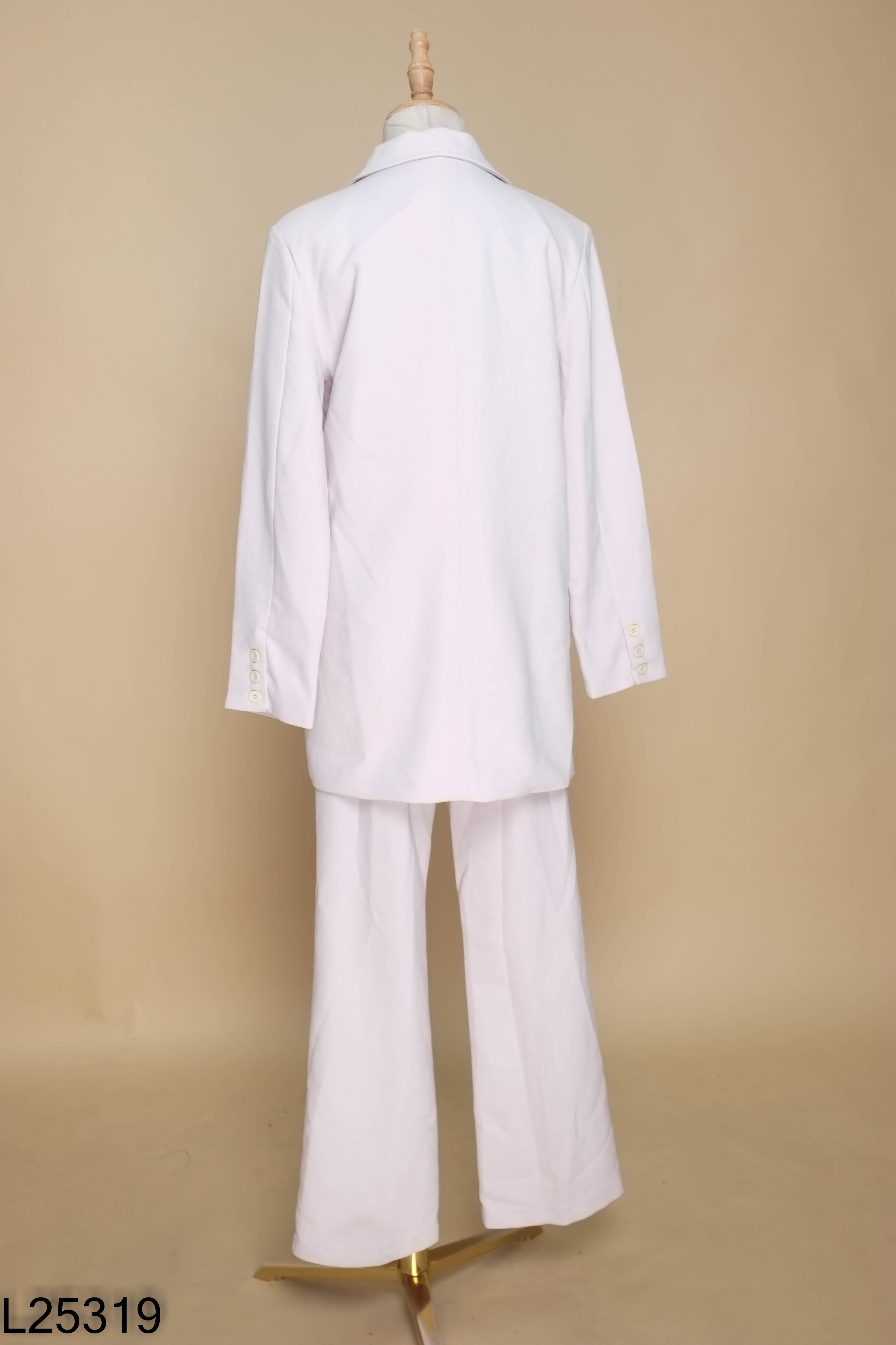 Set áo khoác vest xám + quần dài