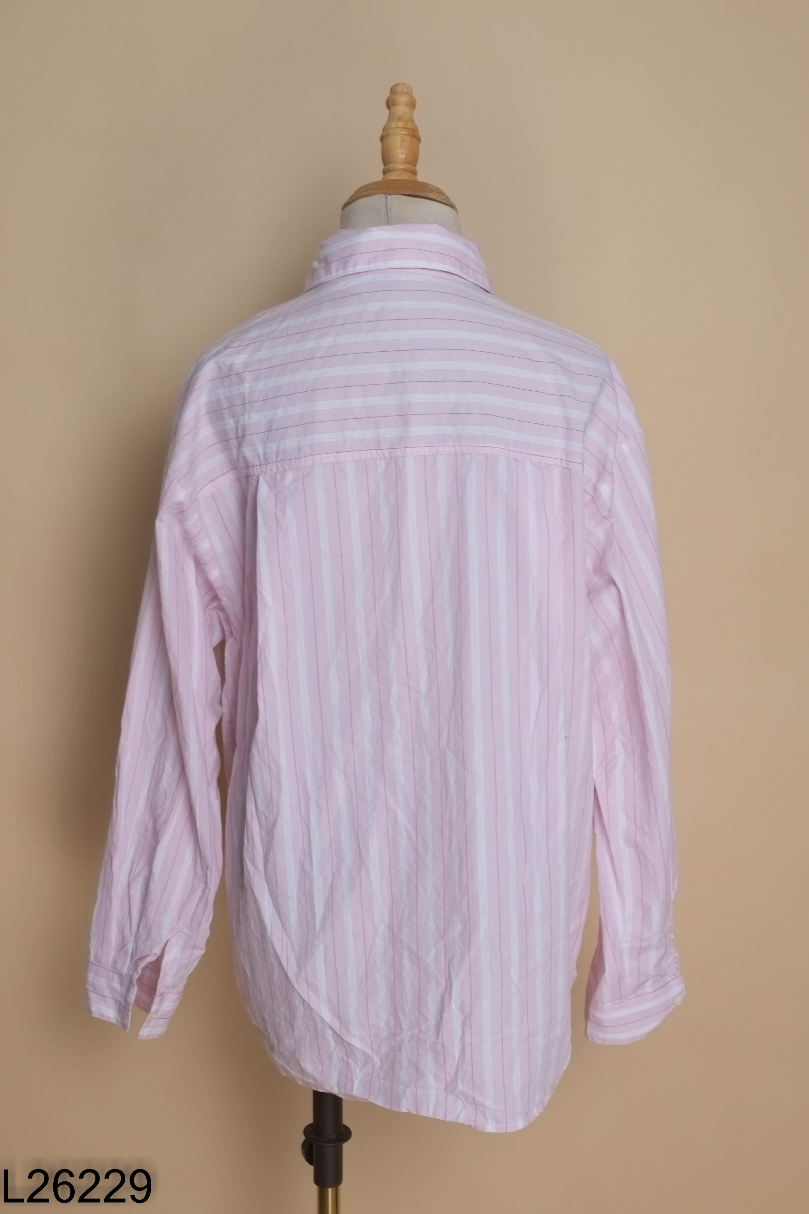 Áo sơ mi WEARLAB hồng kẻ