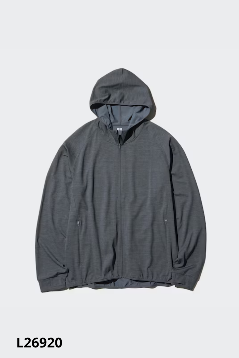 Áo nắng UNIQLO màu ghi
