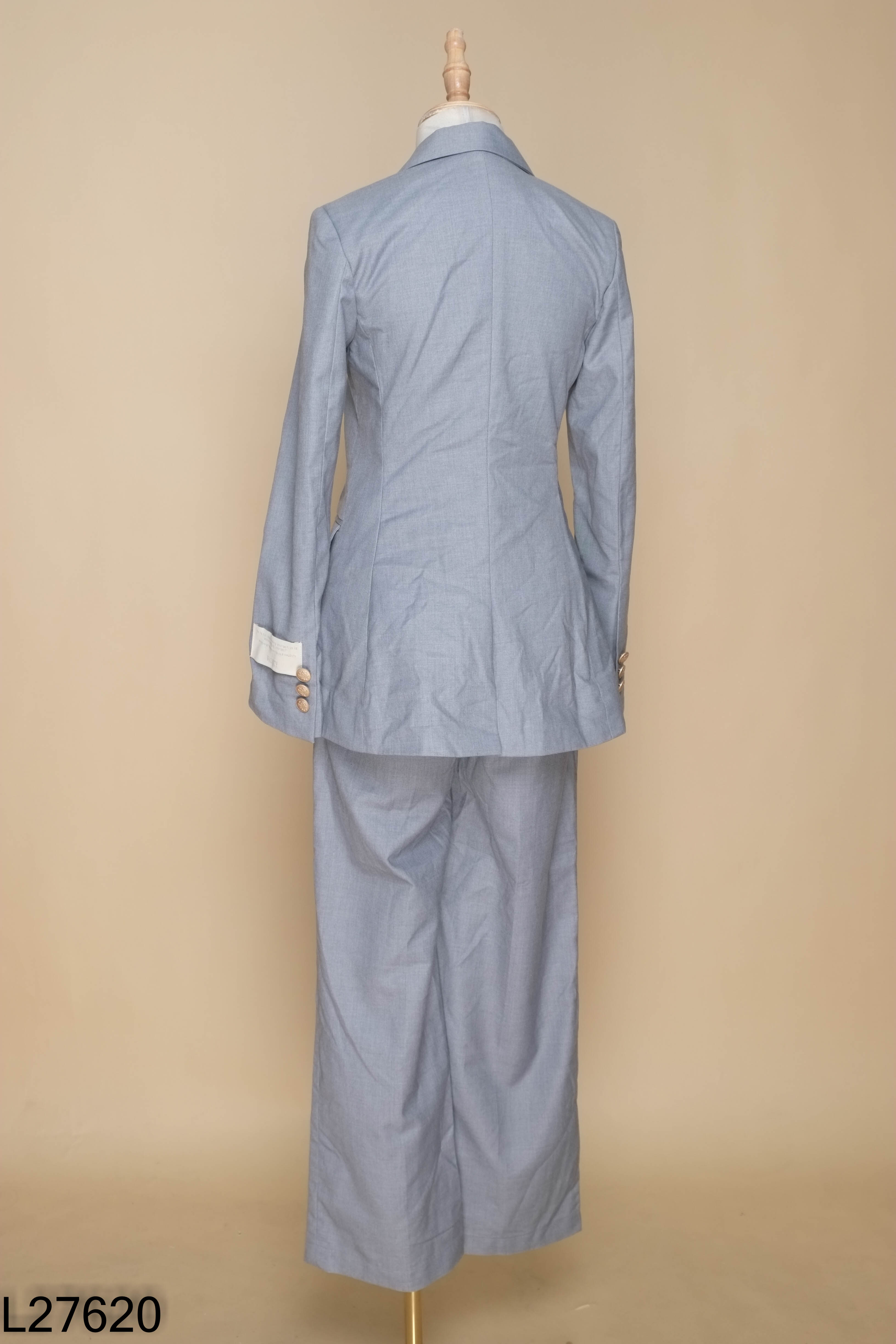 L2762010644-SET Áo vest WALENTY xám + quần dài
