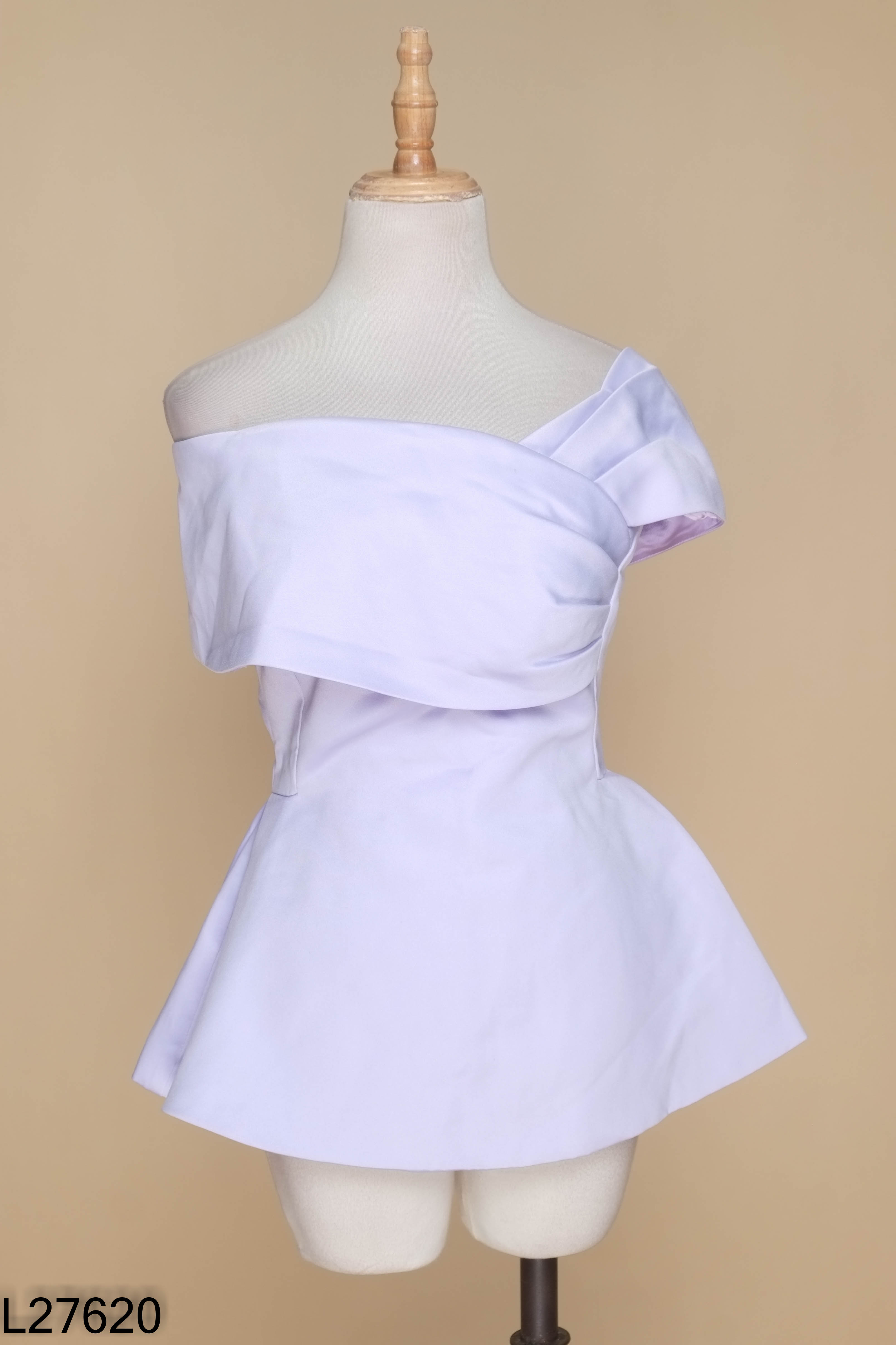 L2762010656-Áo taffta tím VIVI KA cổ thuyền