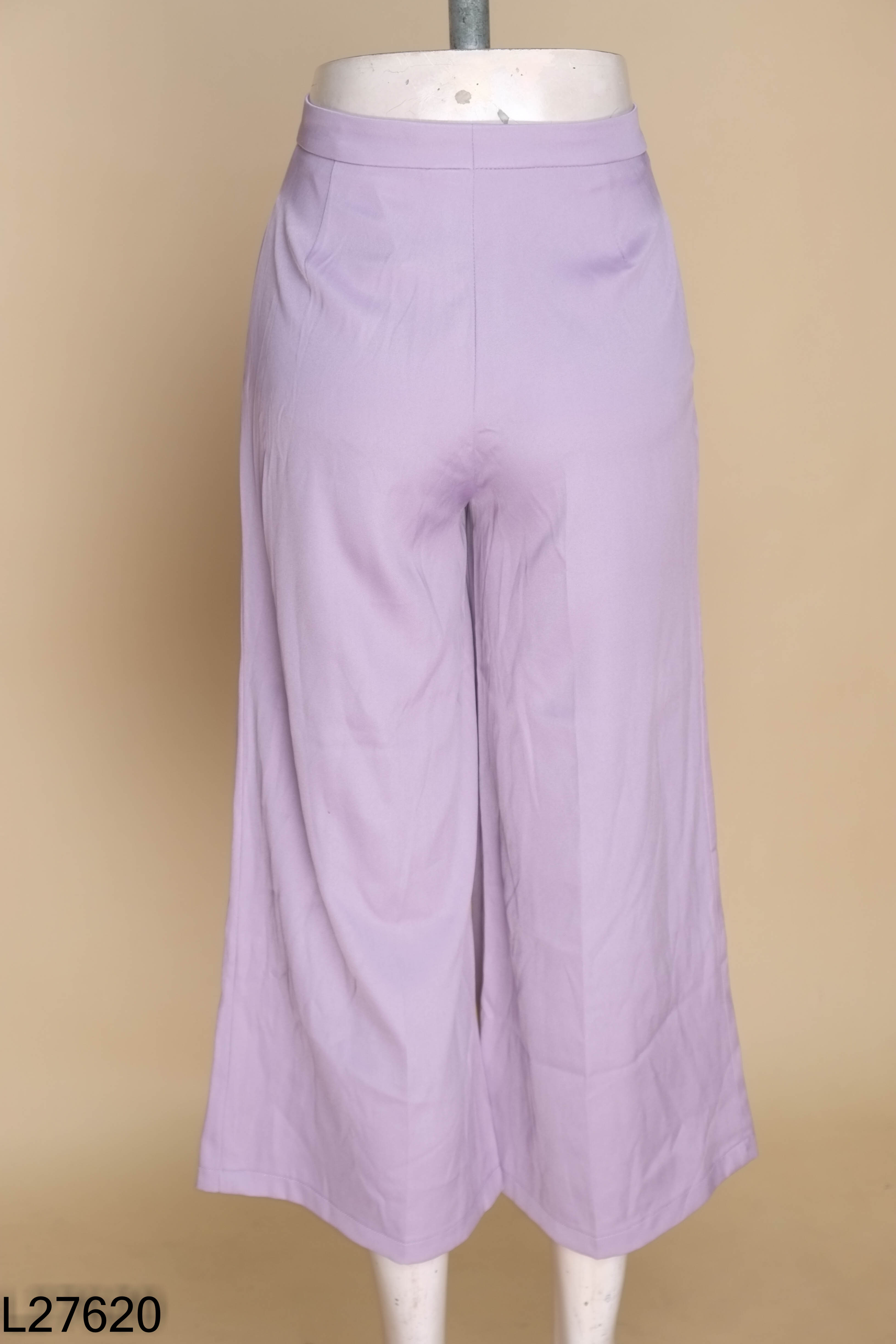 L2762010676-Quần suông LEGGI tím trơn
