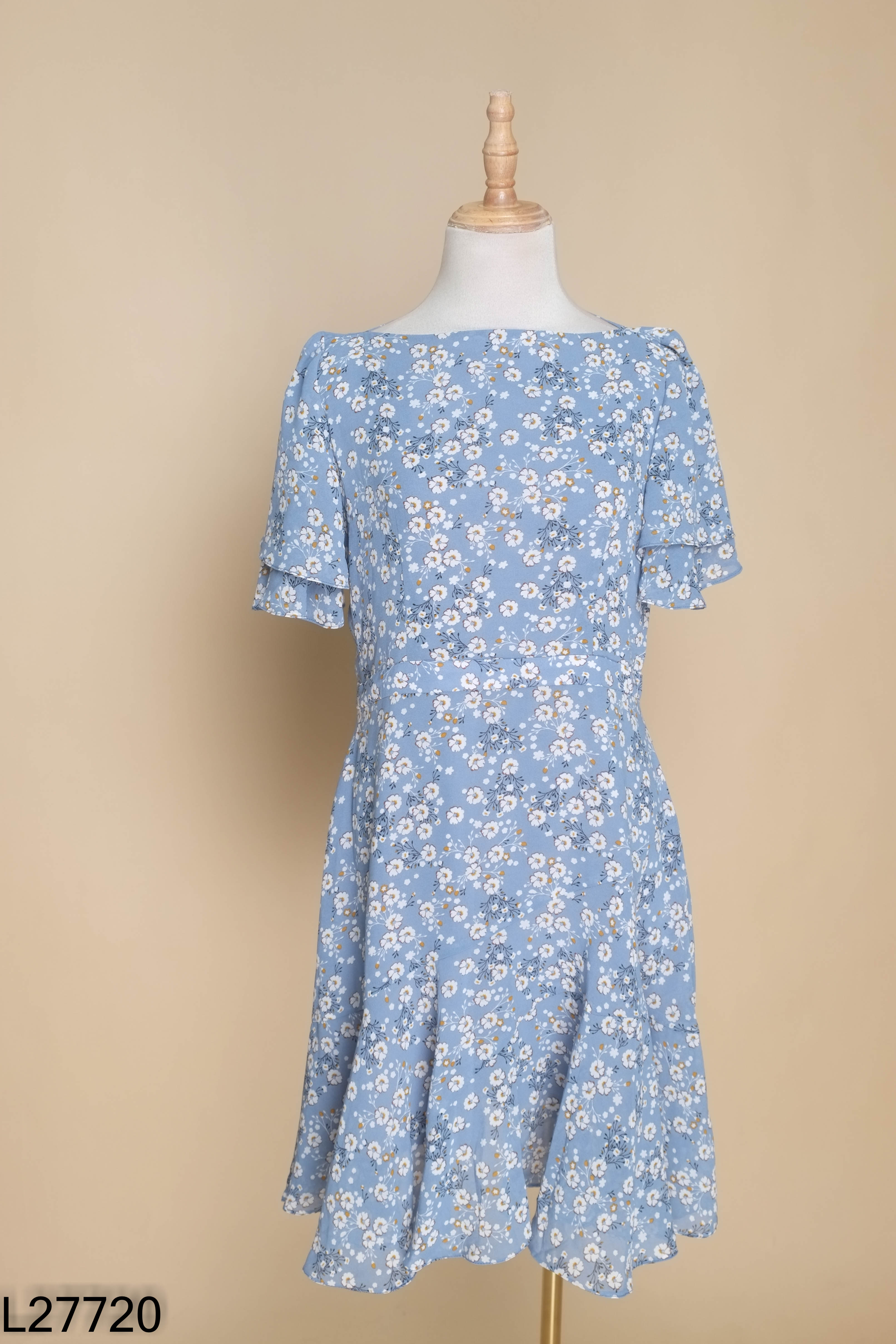 Váy xanh OLV BOUTIQUE hoa nhí