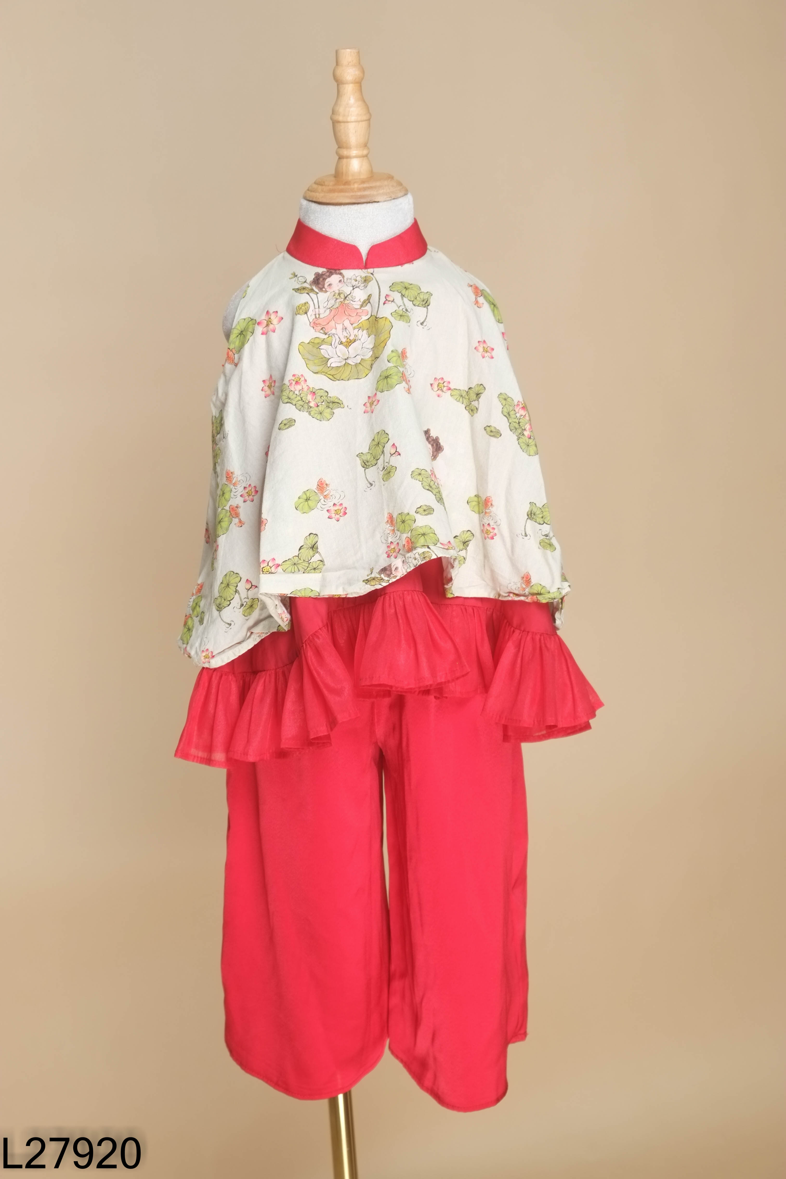 Set Áo Yếm đỏ cách tân + Quần KIDS
