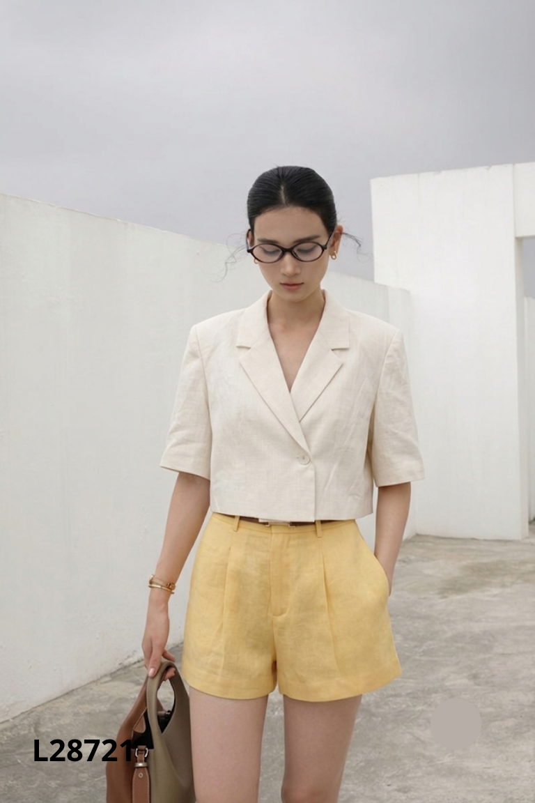 Áo vest BASICBAE.98 be dáng ngắn