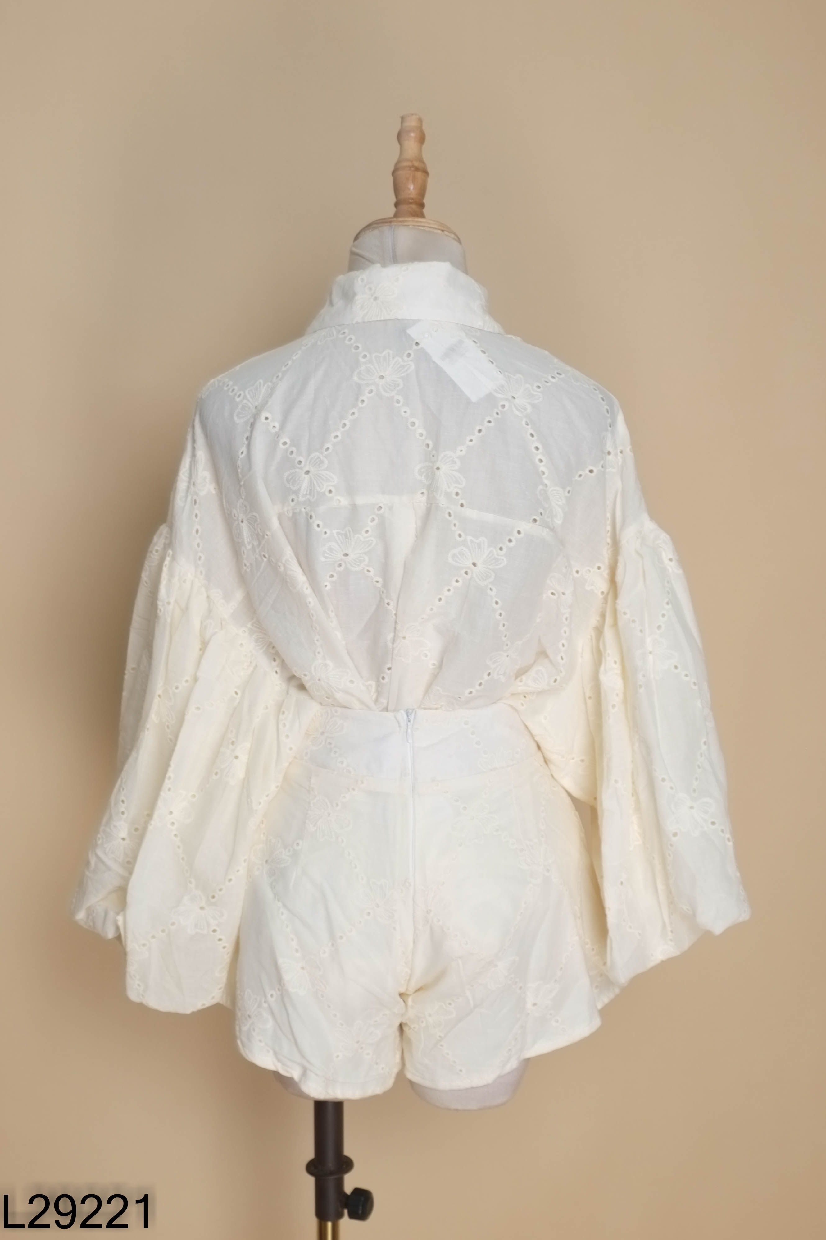 Set áo sơ mi DIEP HUONG be + quần short