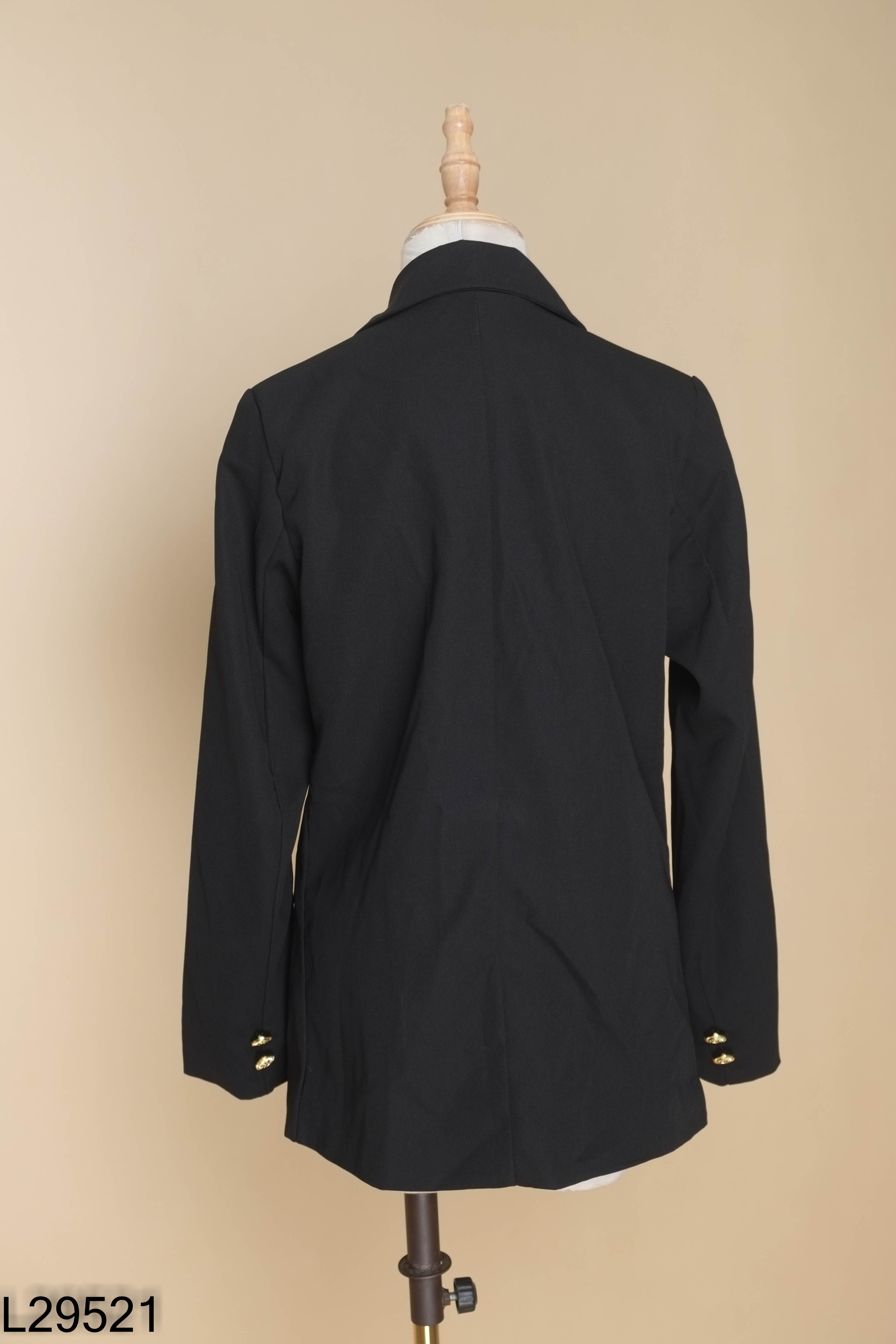 Áo blazer đen AN XING
