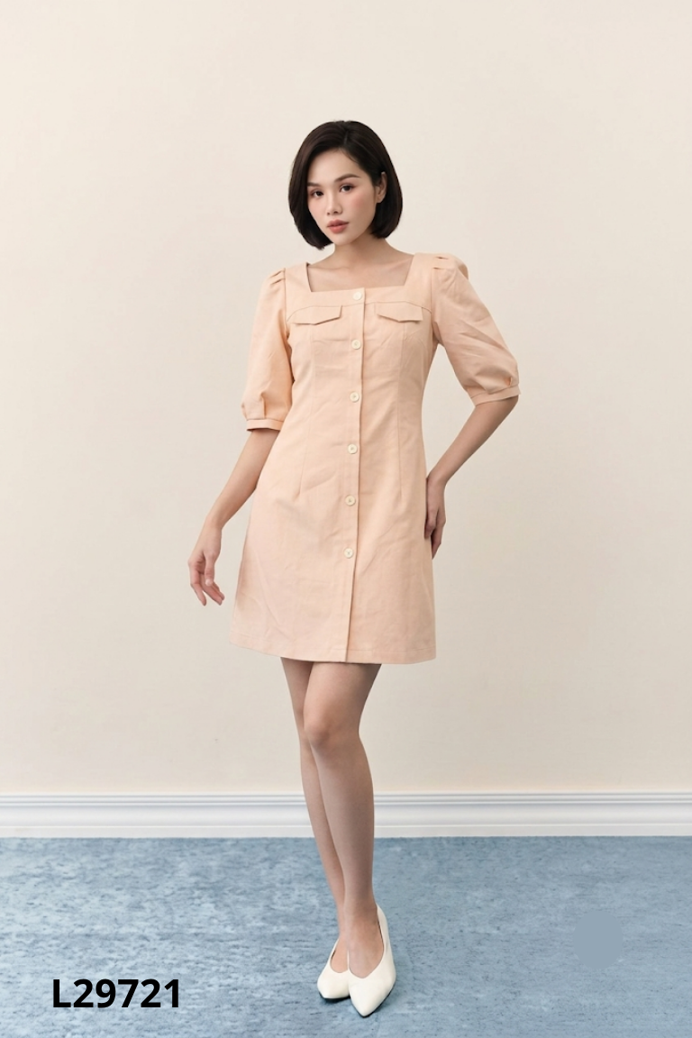 Váy GERME YOUTH be cổ vuông