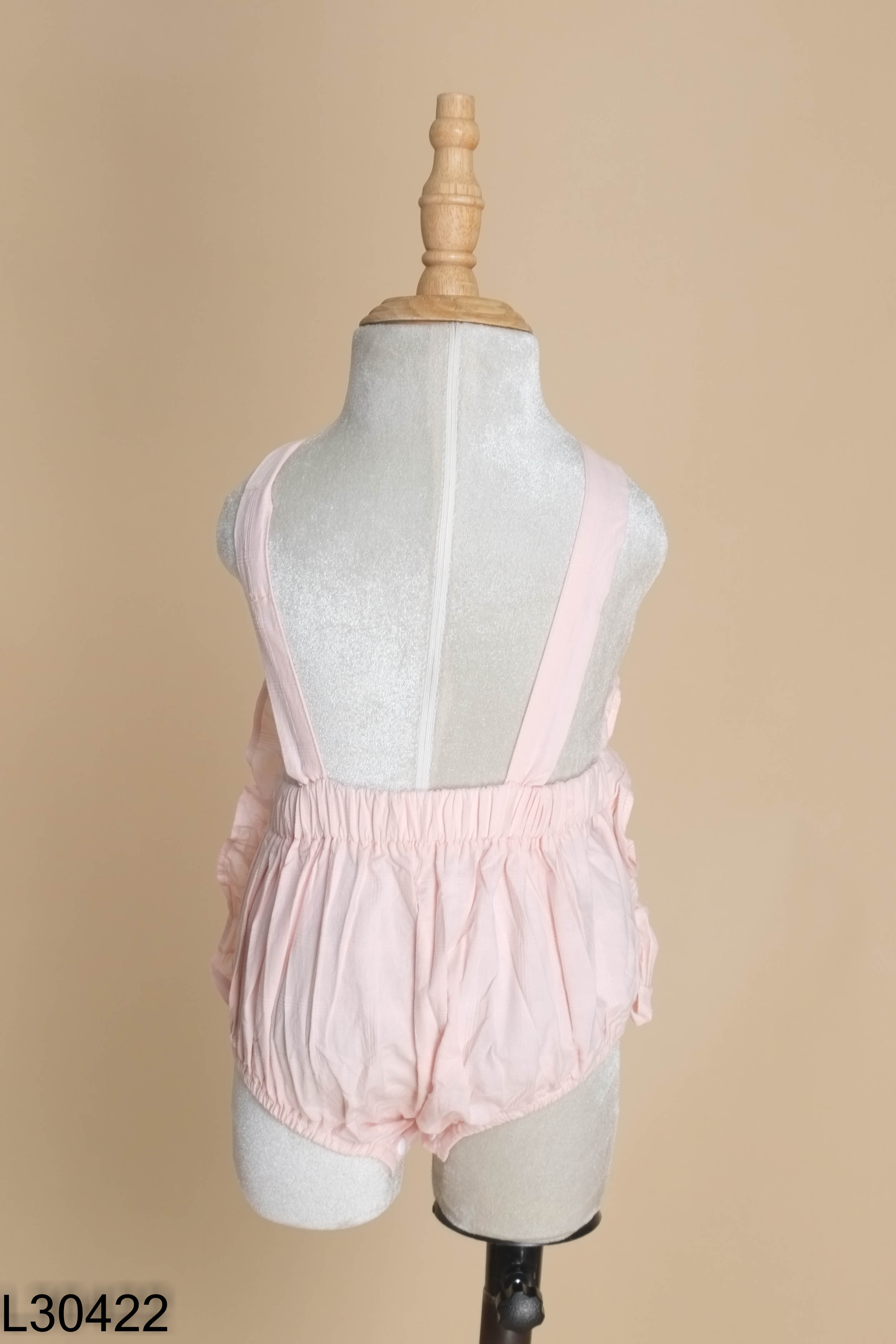 Jumpsuit sơ sinh hồng phấn KIDS