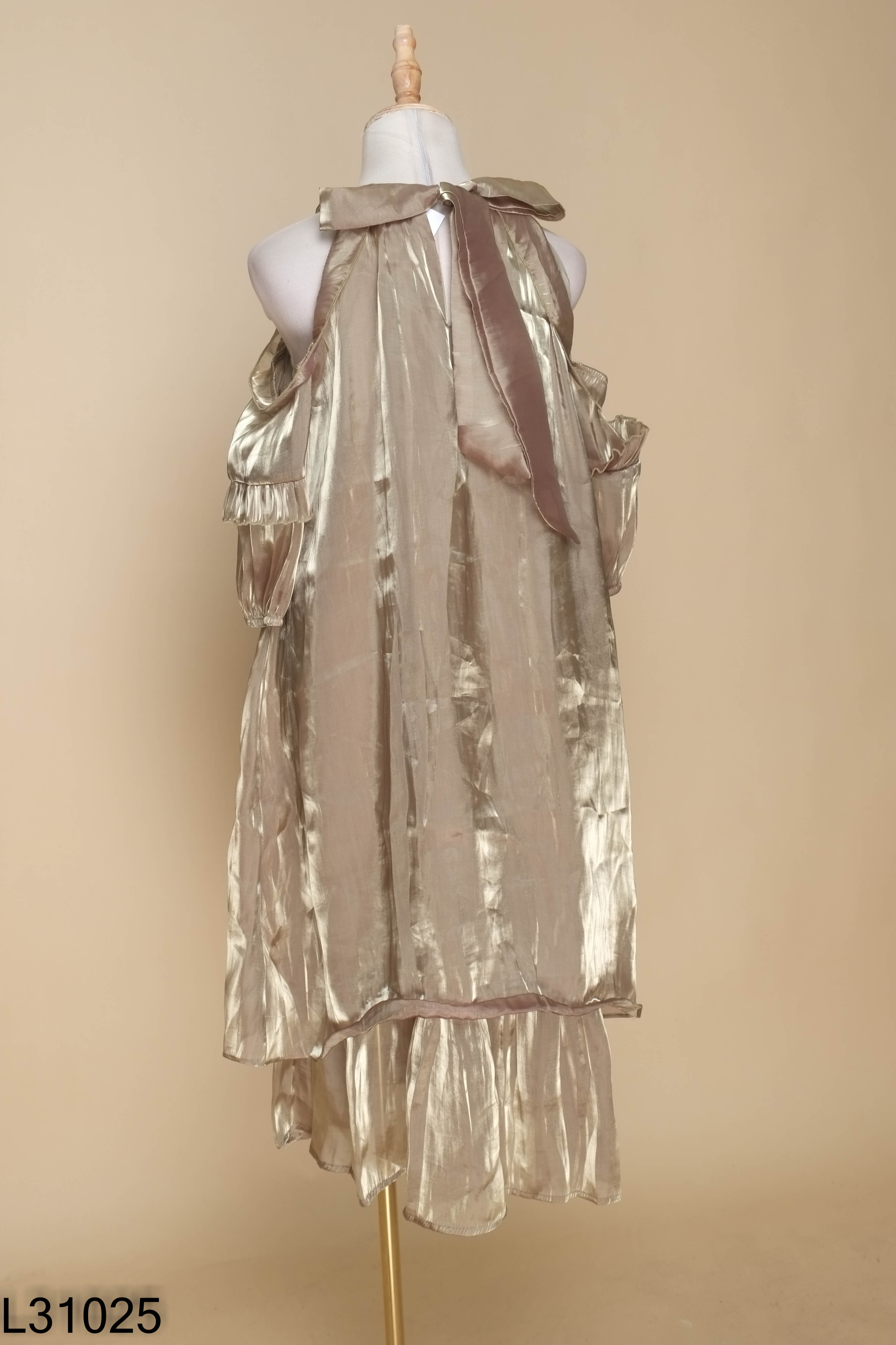 Váy organza xanh lá