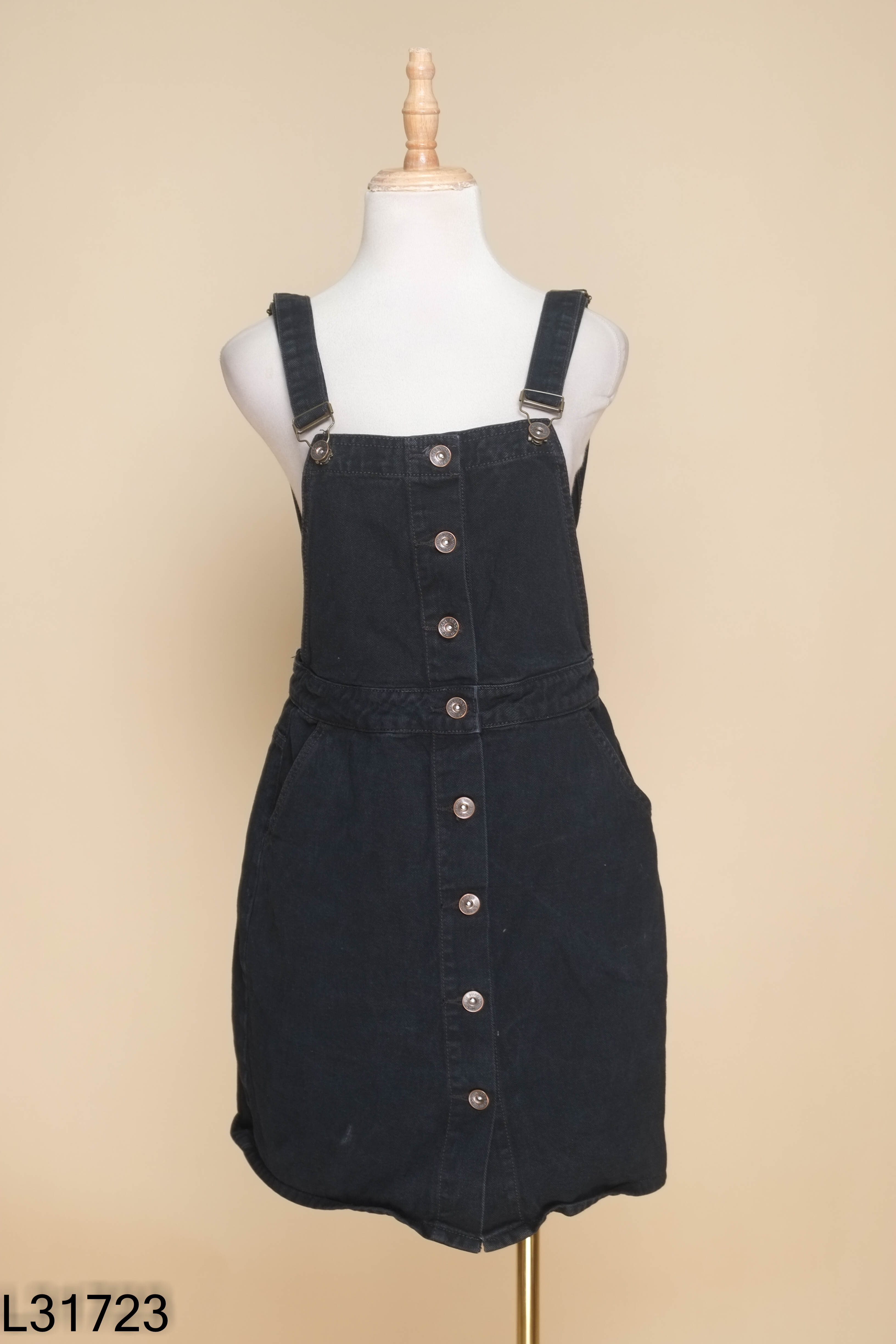 Jumpsuit jeans đen 20AGAIN
