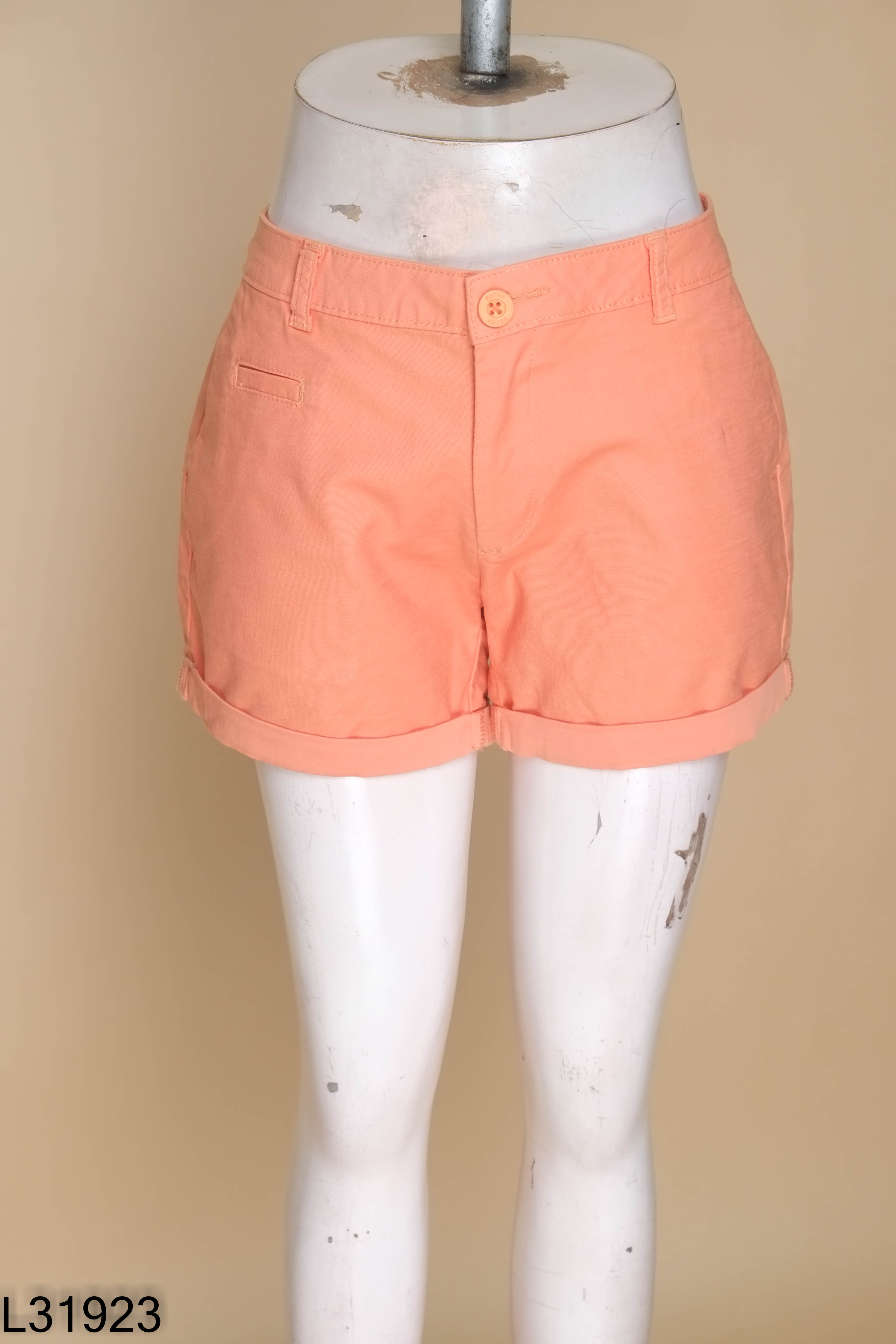 Quần short BÒ SỮA cam trơn
