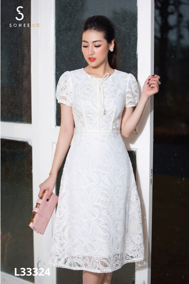 Váy trắng ren SOHEE