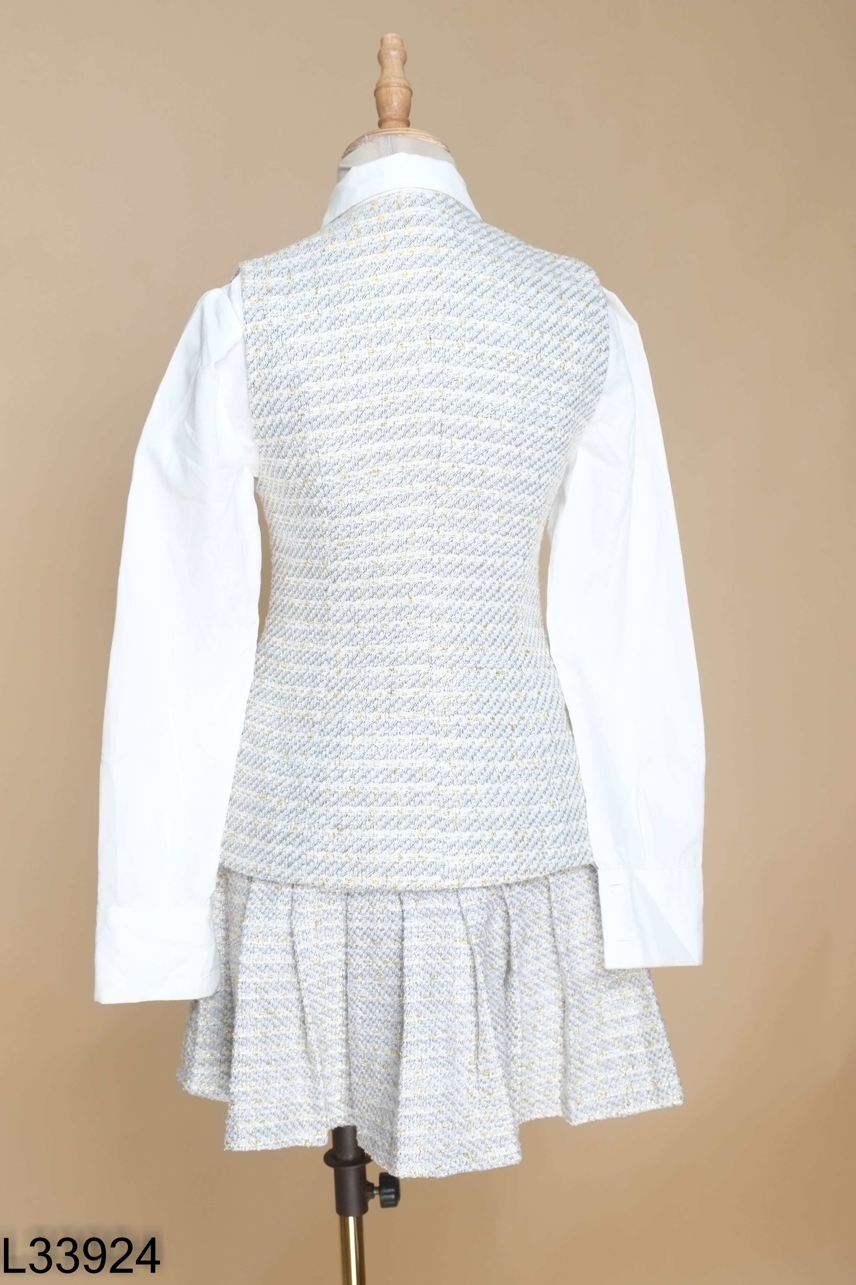 Set dạ trắng JM DRESS DESIGN+váy