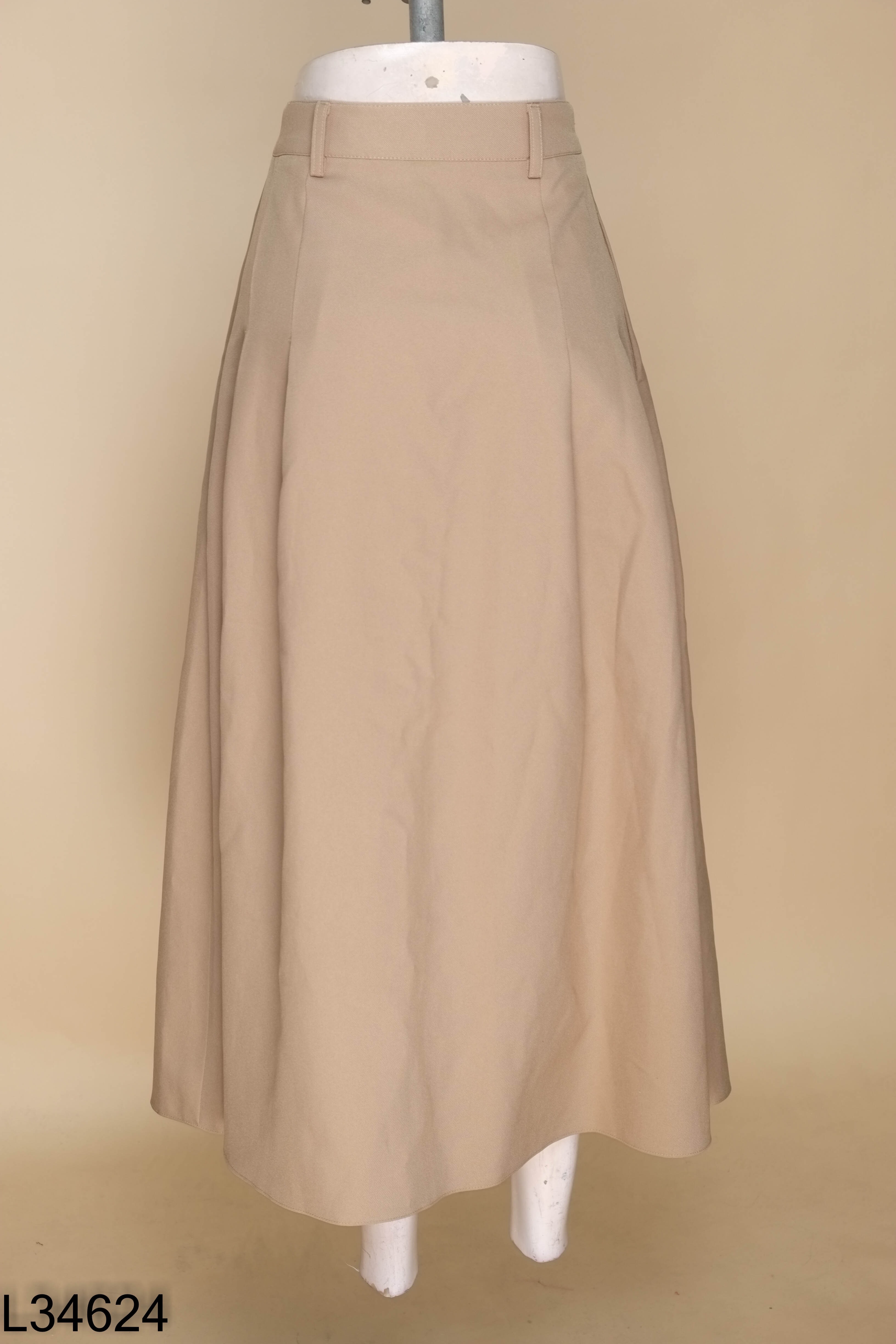 Chân váy nâu DENS CLOTHING trơn