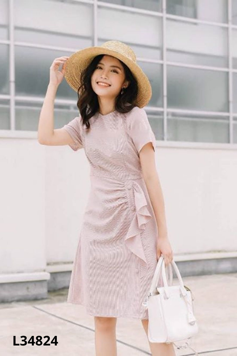 Váy COSMO hồng caro