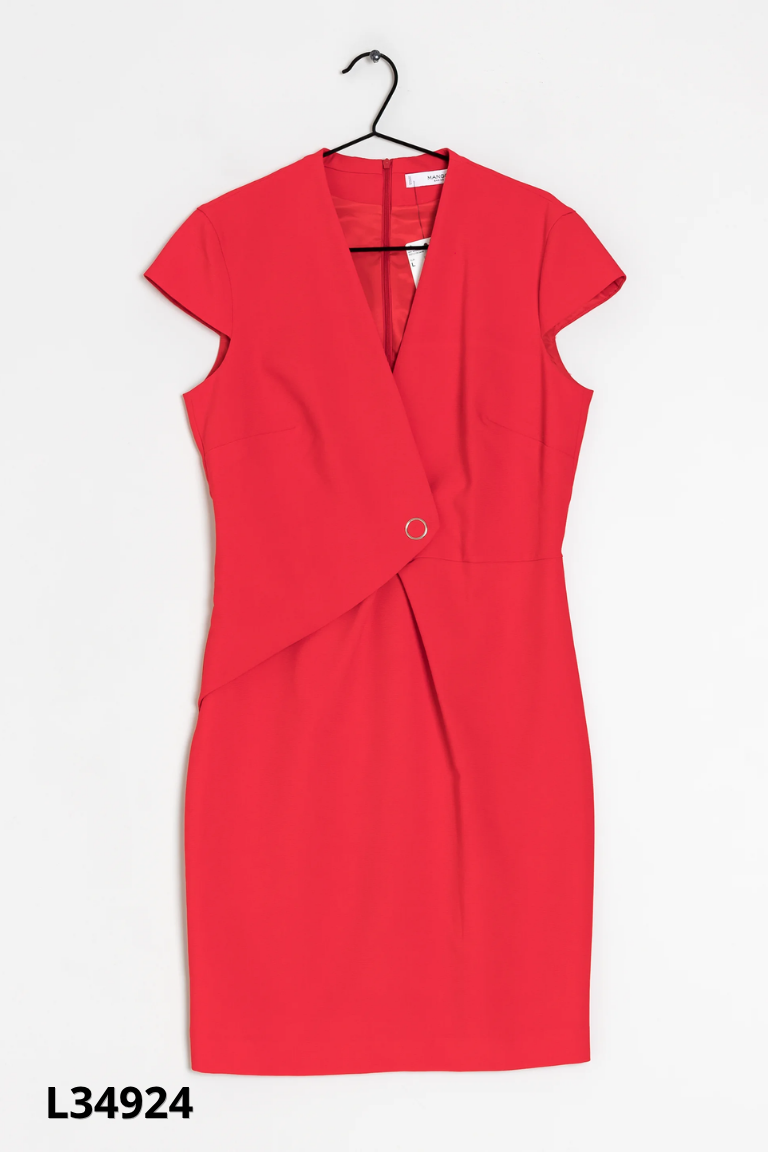 NEWTAG M COLLECTION váy đỏ sát nách