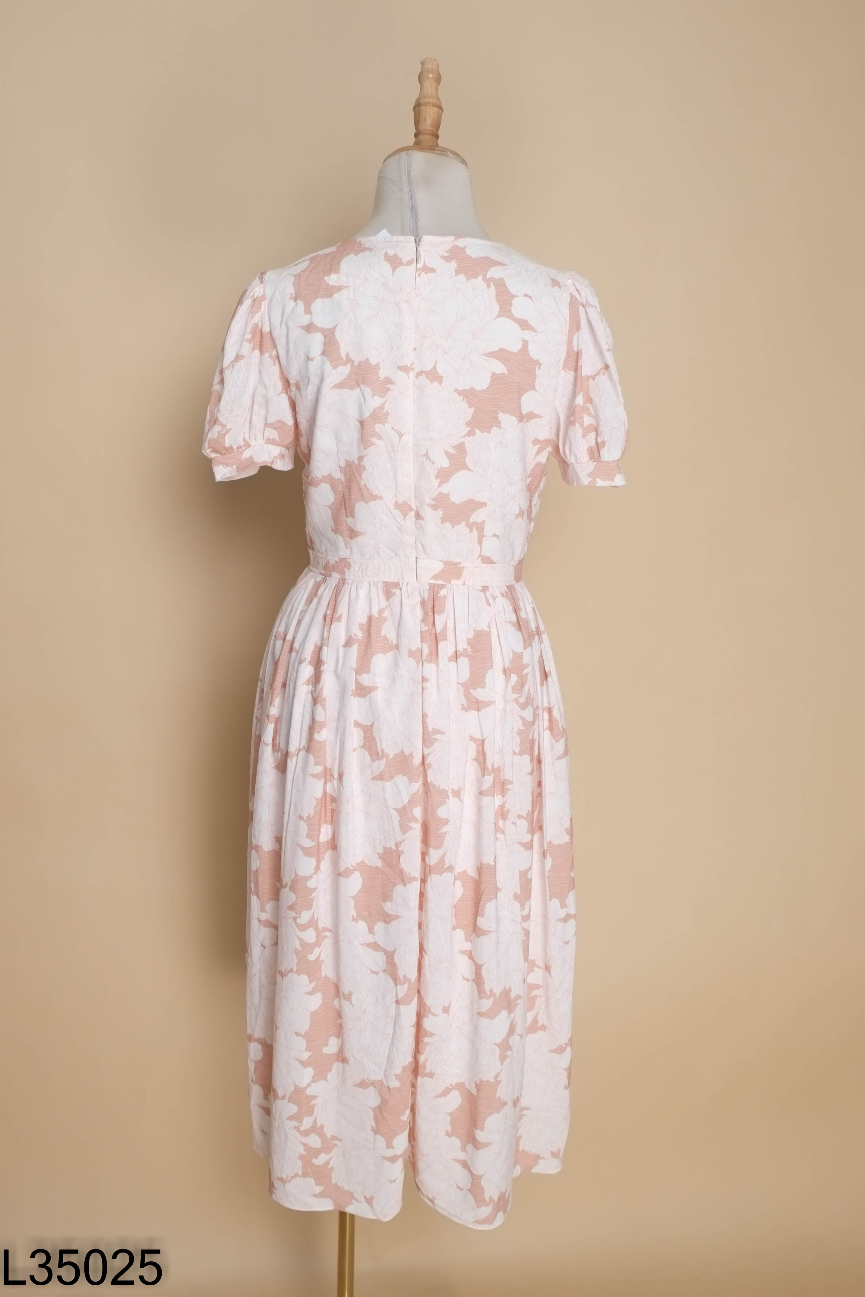 Váy H&H LUXURY nâu hoa hồng