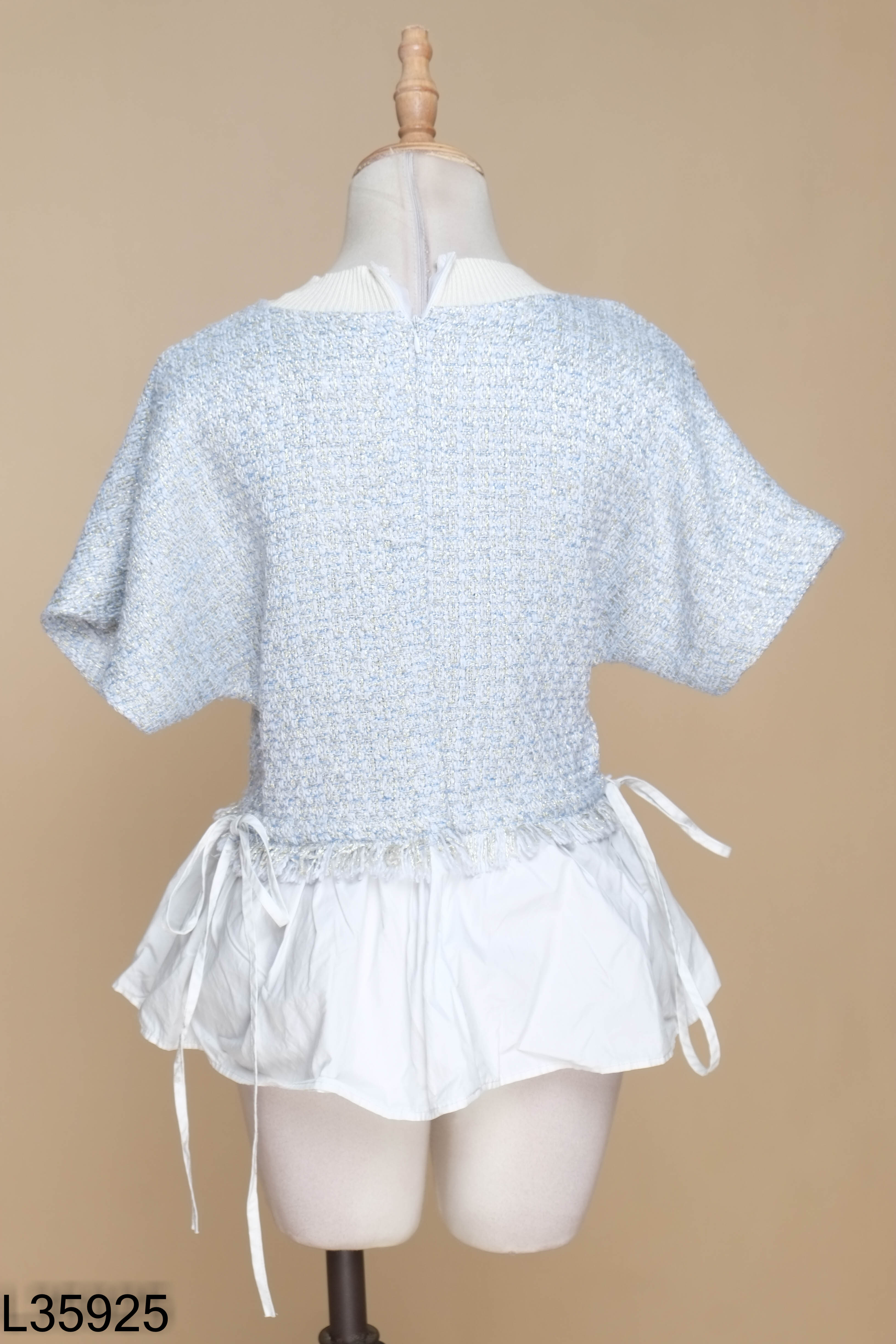 Áo SHEMODA xanh len mix