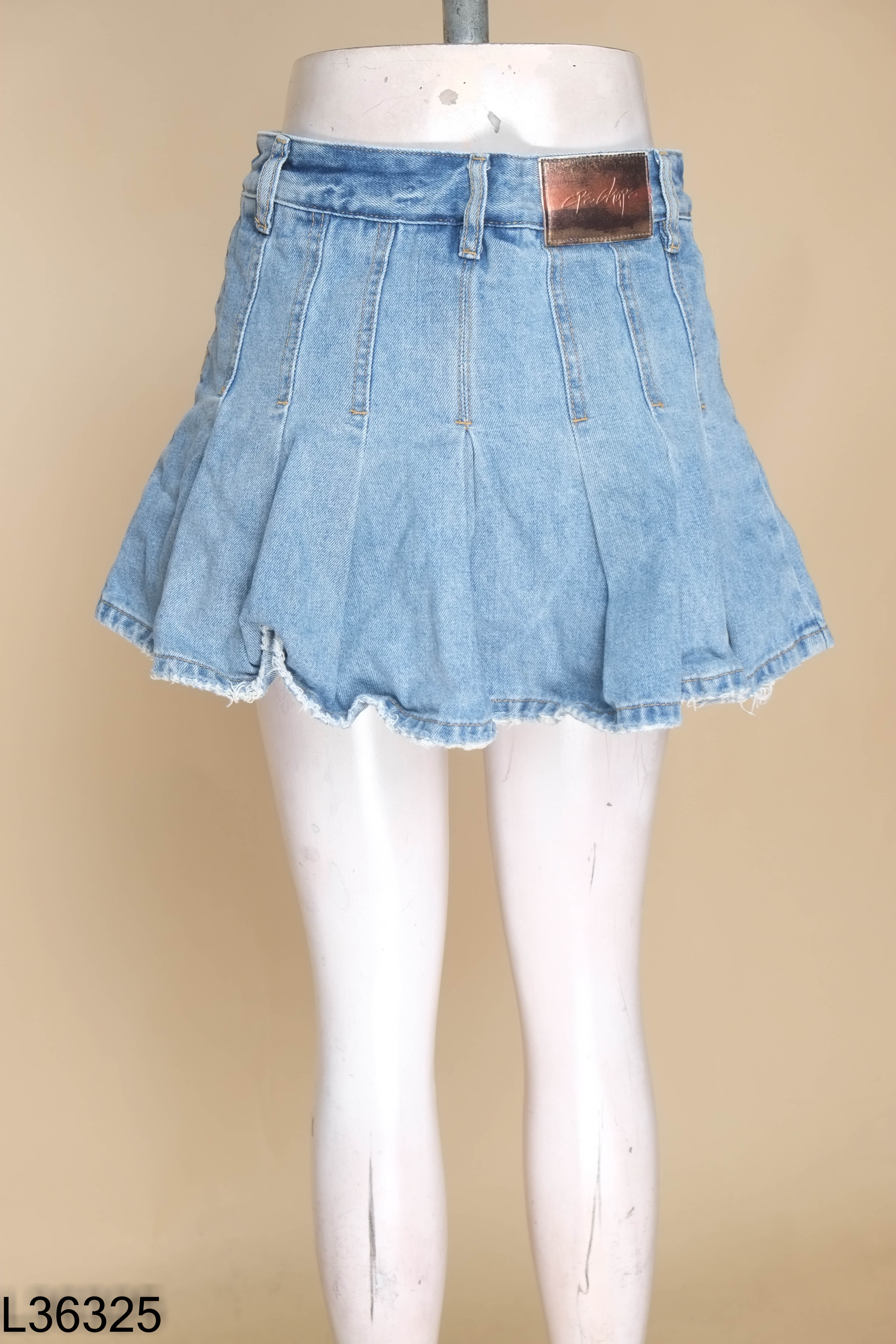 Chân váy CPS jeans xanh