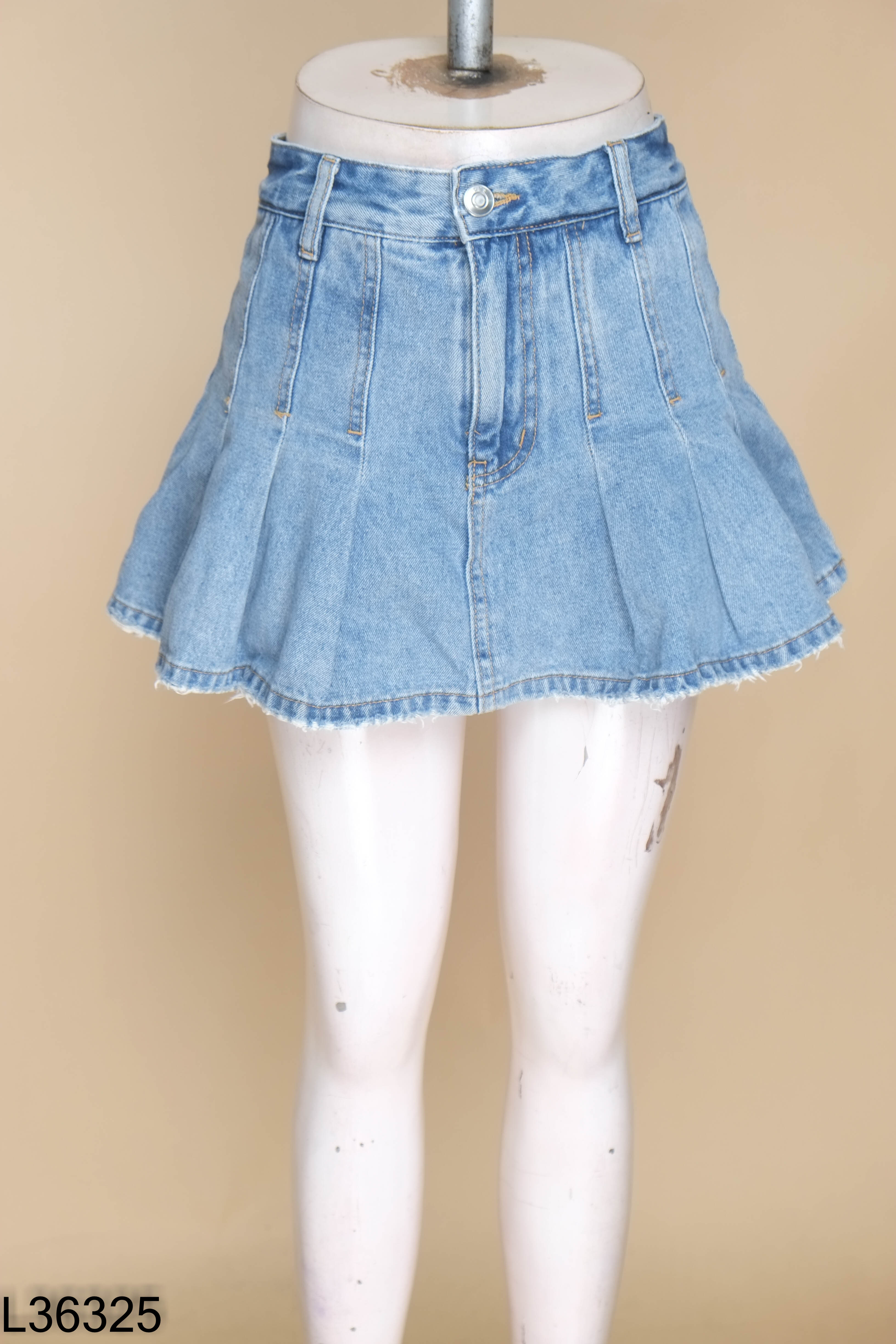 Chân váy CPS jeans xanh