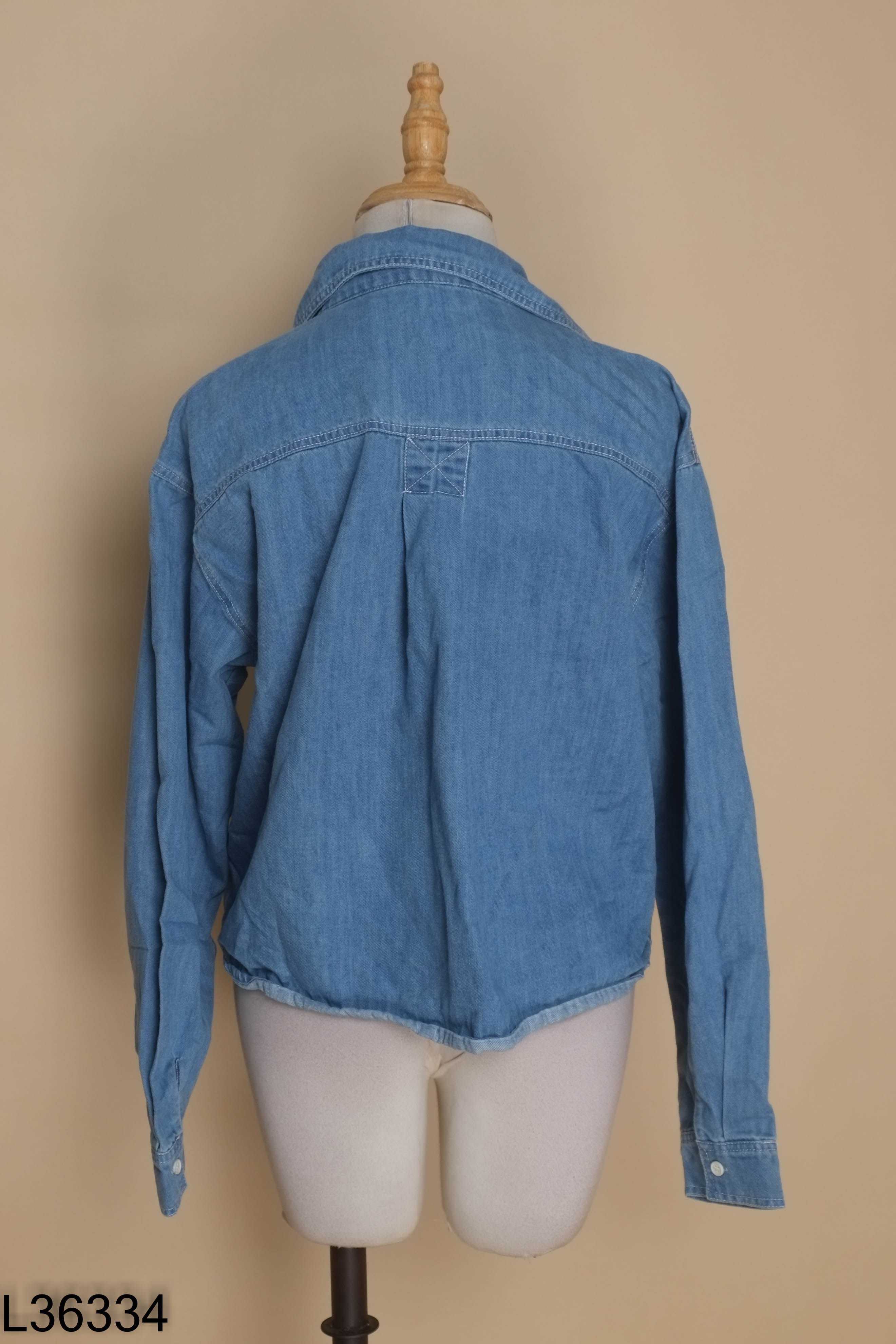 Áo khoác jeans WEARELAB xanh crotop
